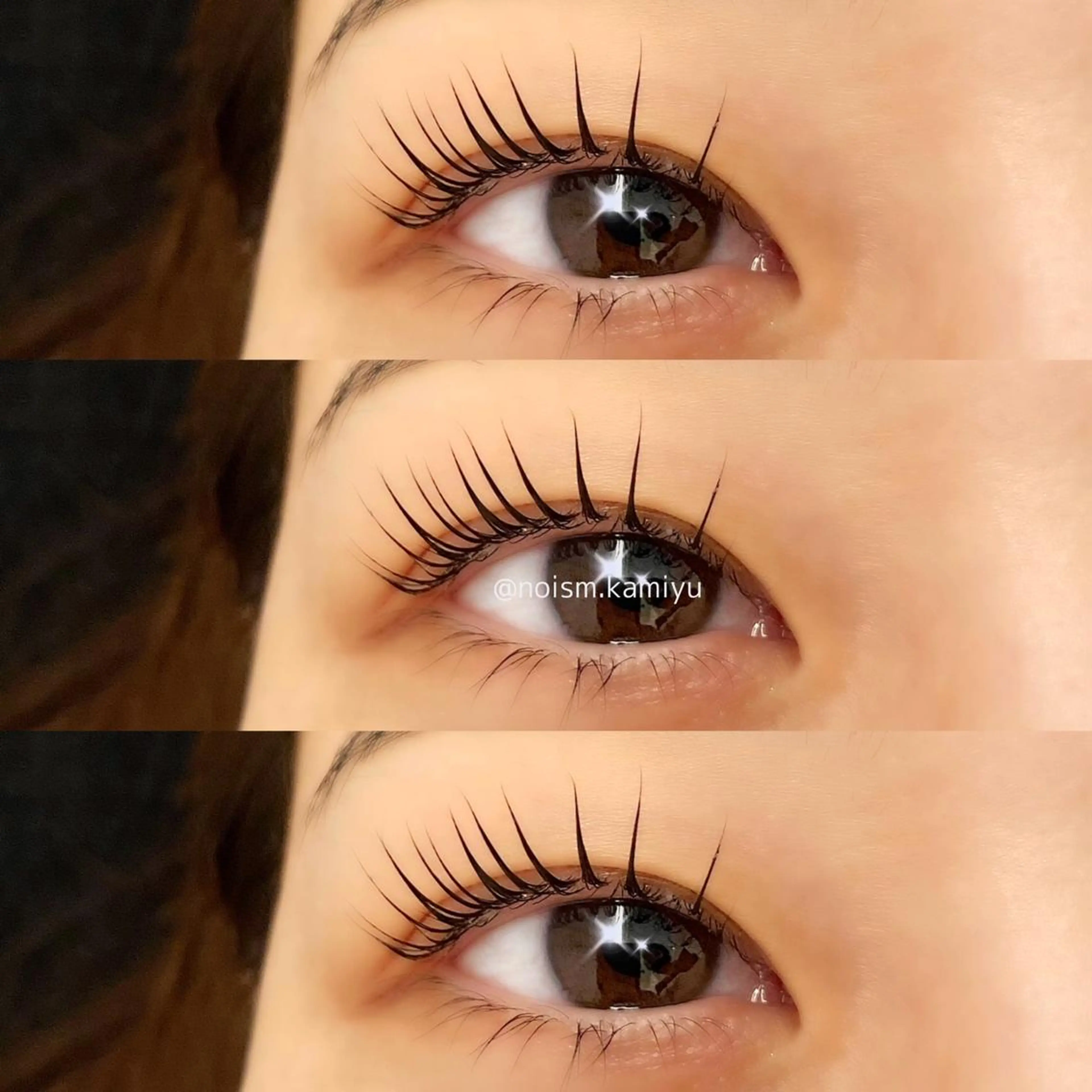 マツエク・マツパ 束感まつ毛 韓国風マツエク パリジェンヌラッシュリフト まつげパーマ EA所属・KAMIYU 💎❄️のマツエク・マツパデザイン