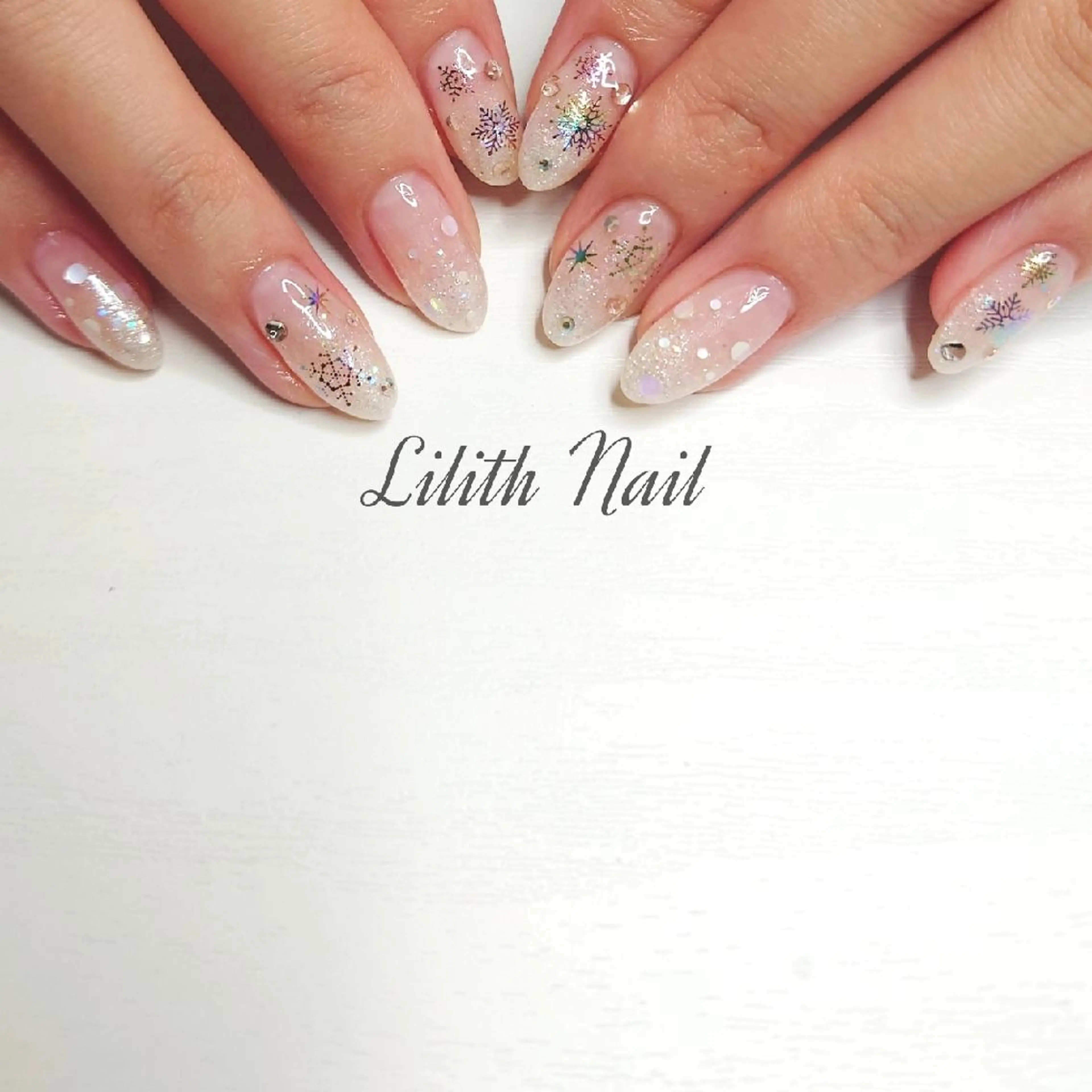 ネイル 冬ネイル クリスマス Lilith Nailのネイルデザイン