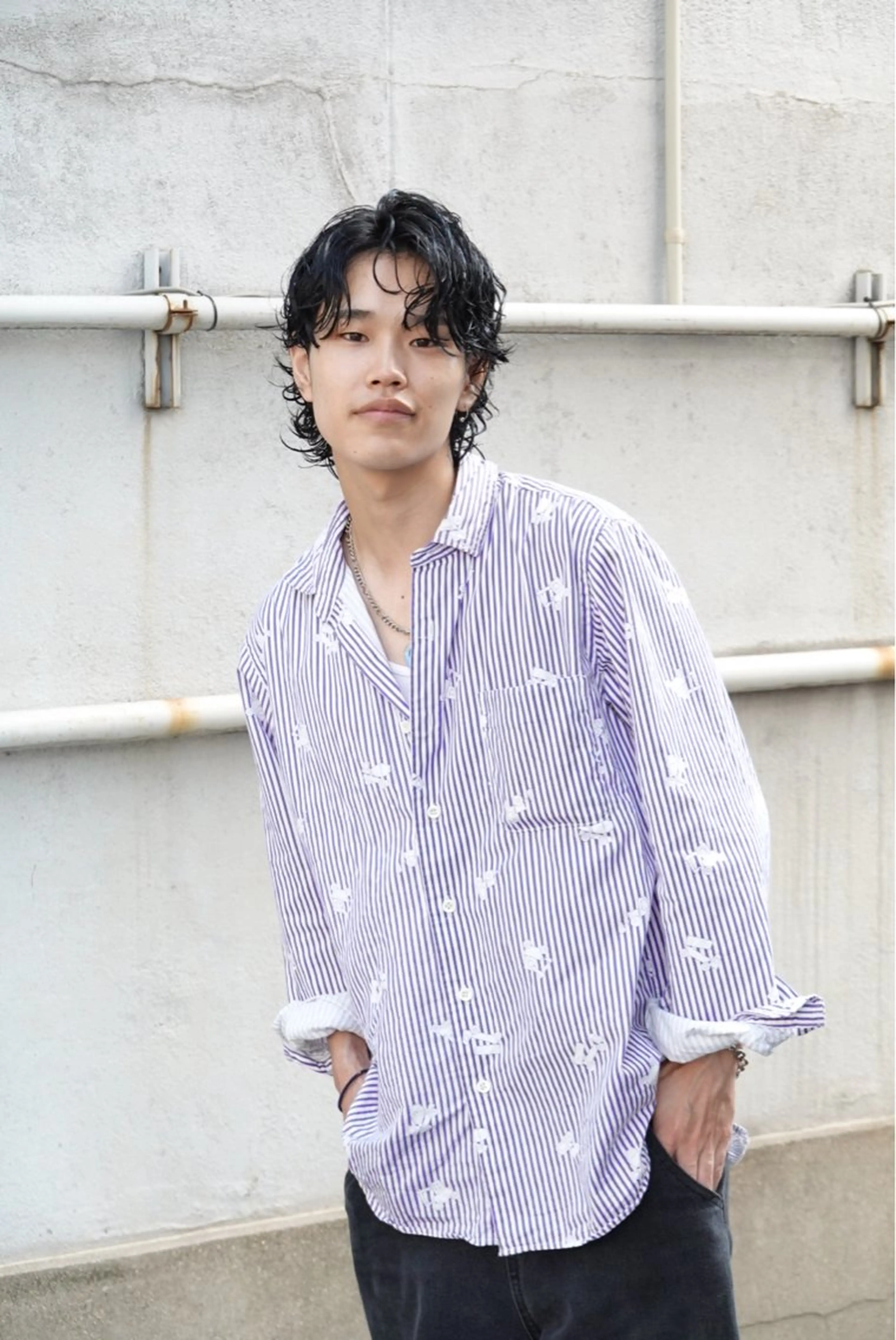 ミディアム パーマ メンズ メンズカット/パーマ /ユアサシュンスケのヘアスタイル