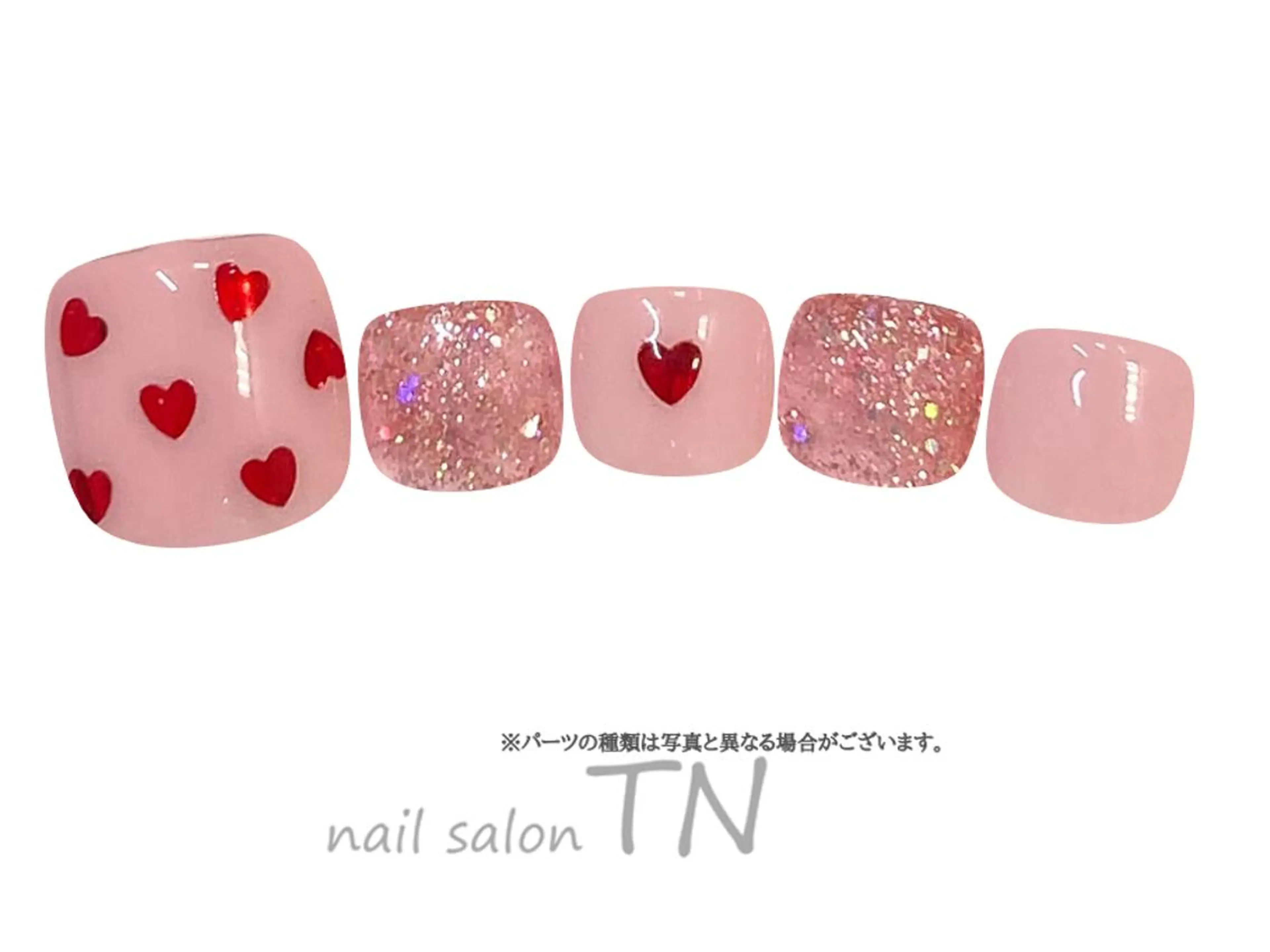 ネイル フットネイル 中島 実穂のネイルデザイン