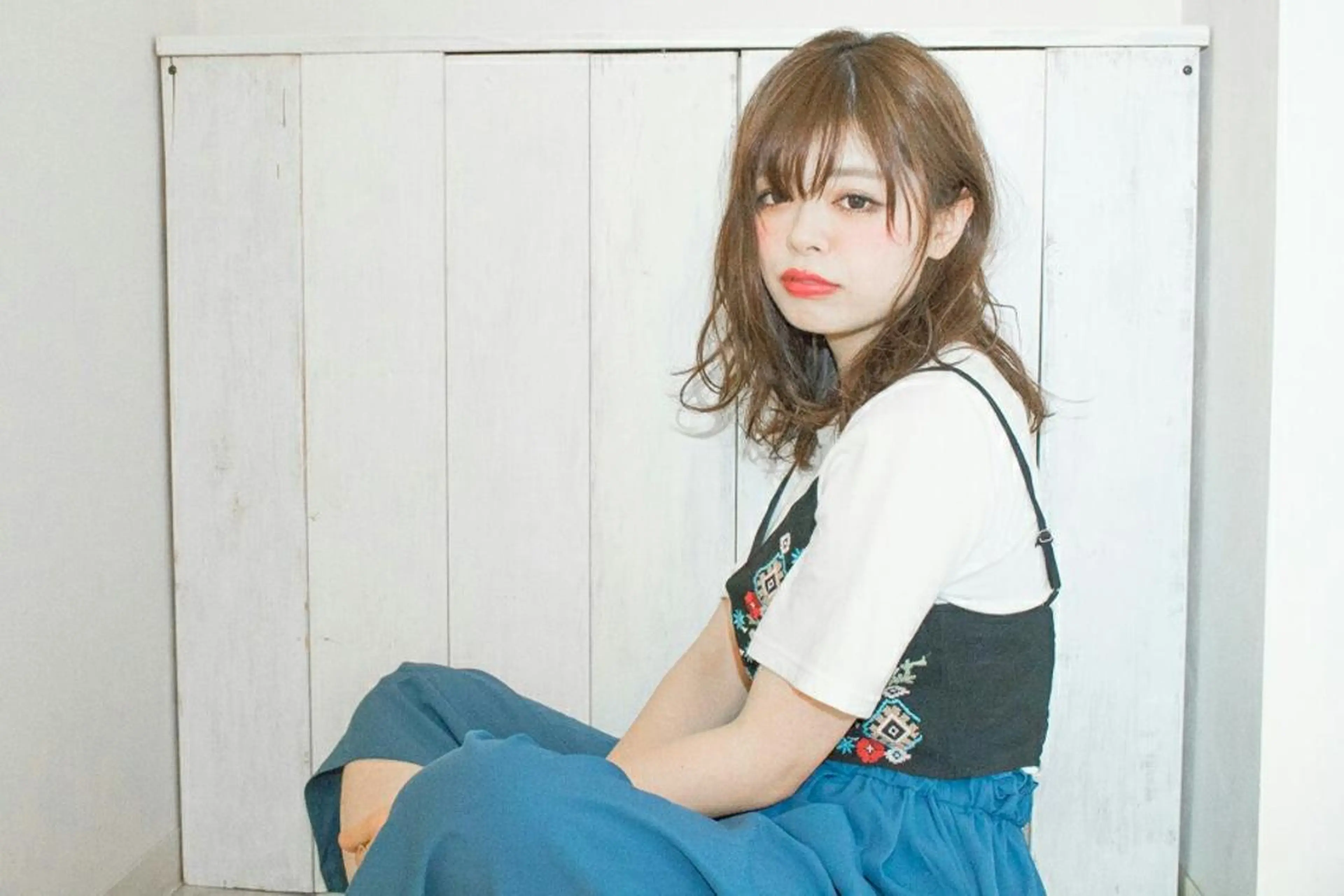 ミディアム カラー Aｎ Hair 所属・しらはま ようこのヘアスタイル