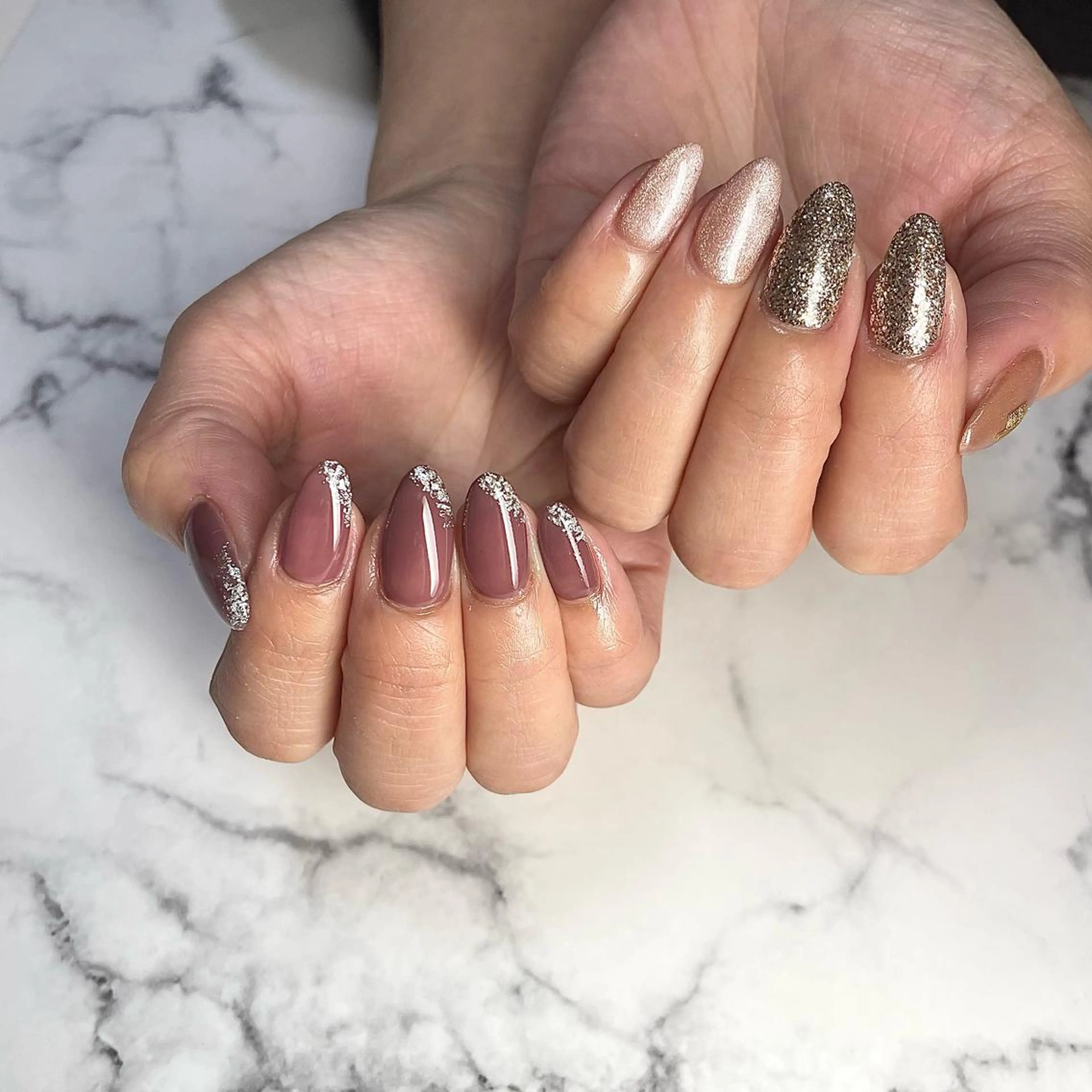 ネイル 持ち込み ピンク Mnail mayuのネイルデザイン