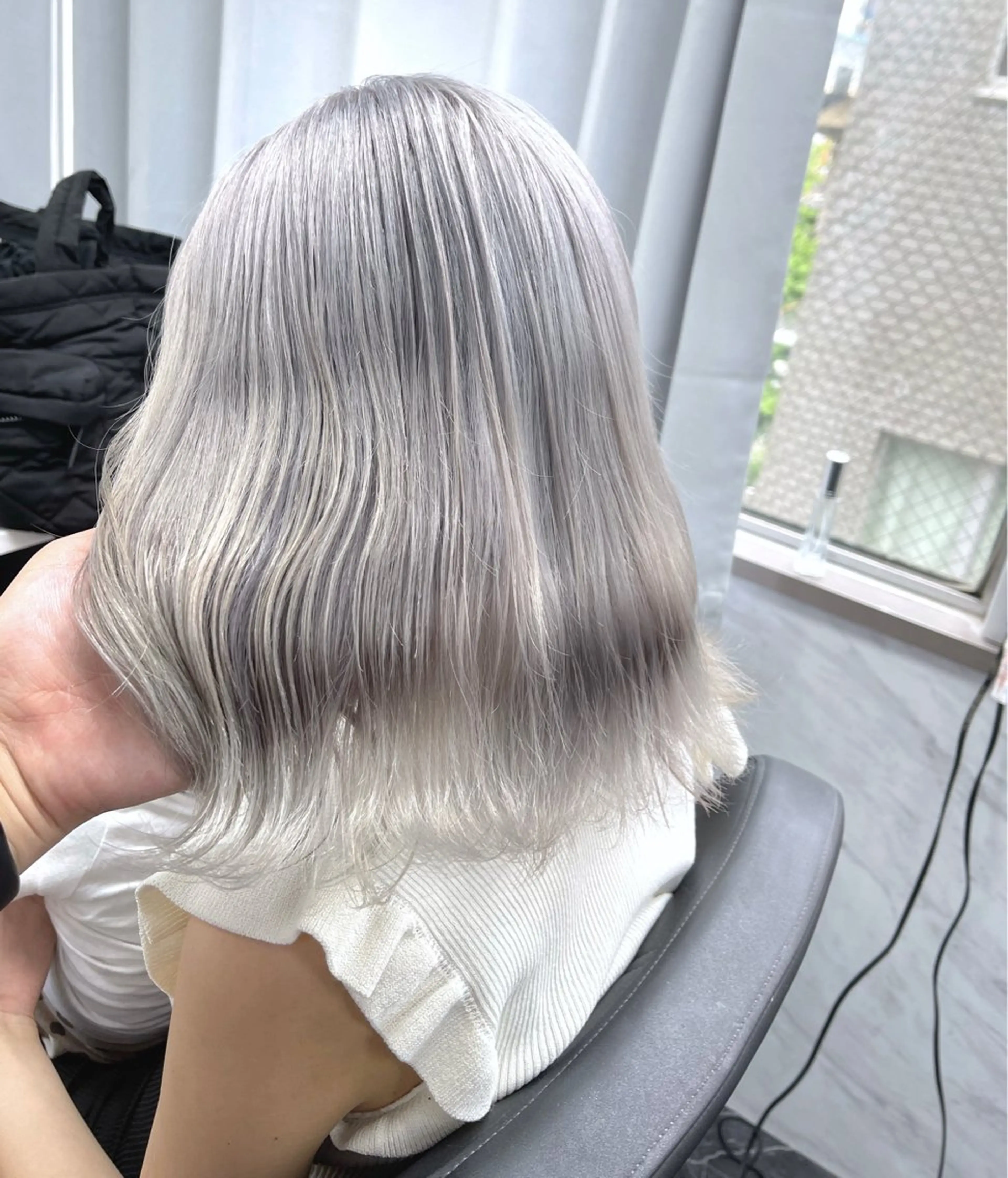 ミディアム カラー ヘアカラー トリートメント route 【ルート】所属・髪質改善/堀江 ケアカラーtoshiのヘアスタイル