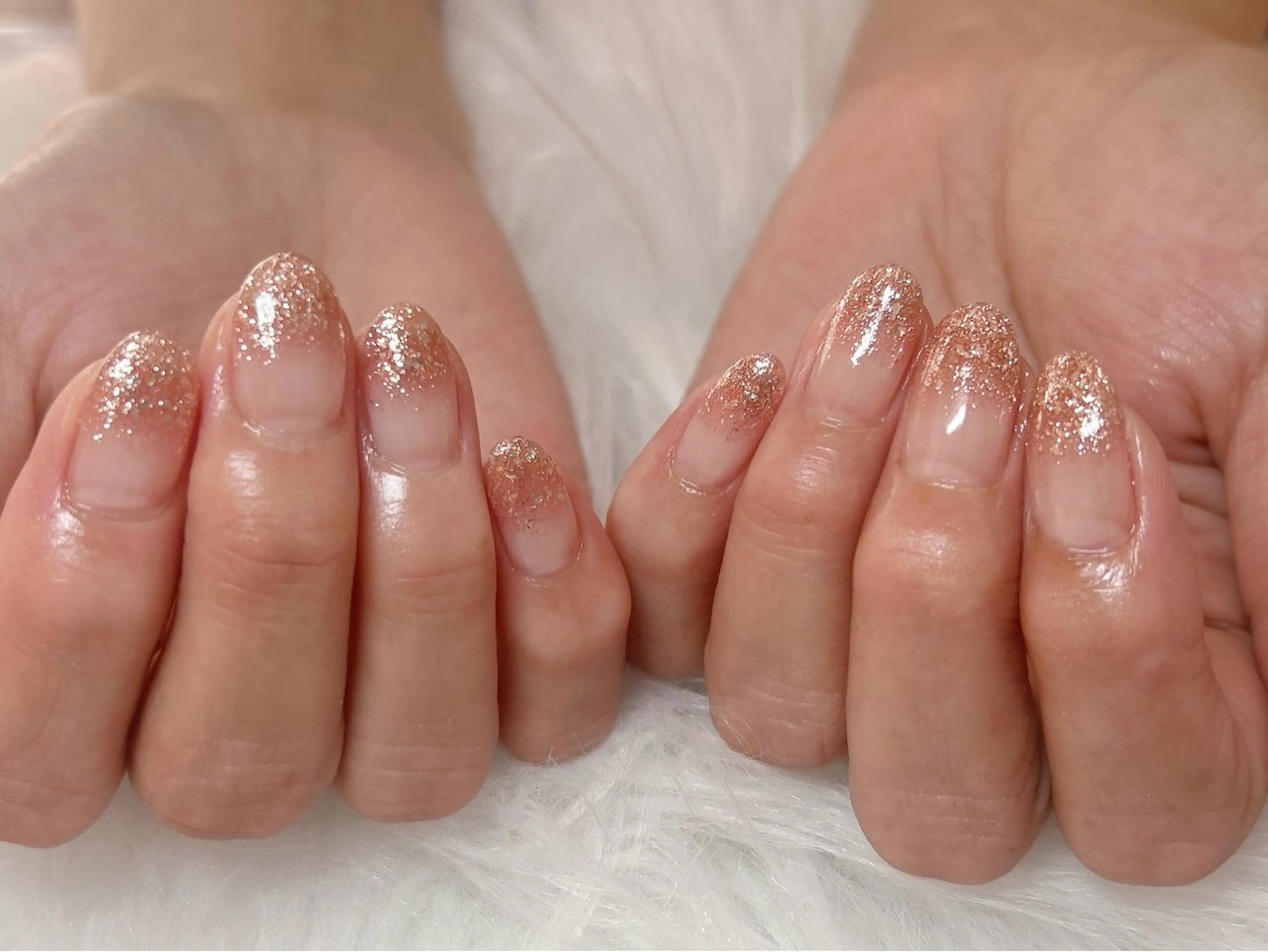 ワンカラー ラメグラ オフなしの写真