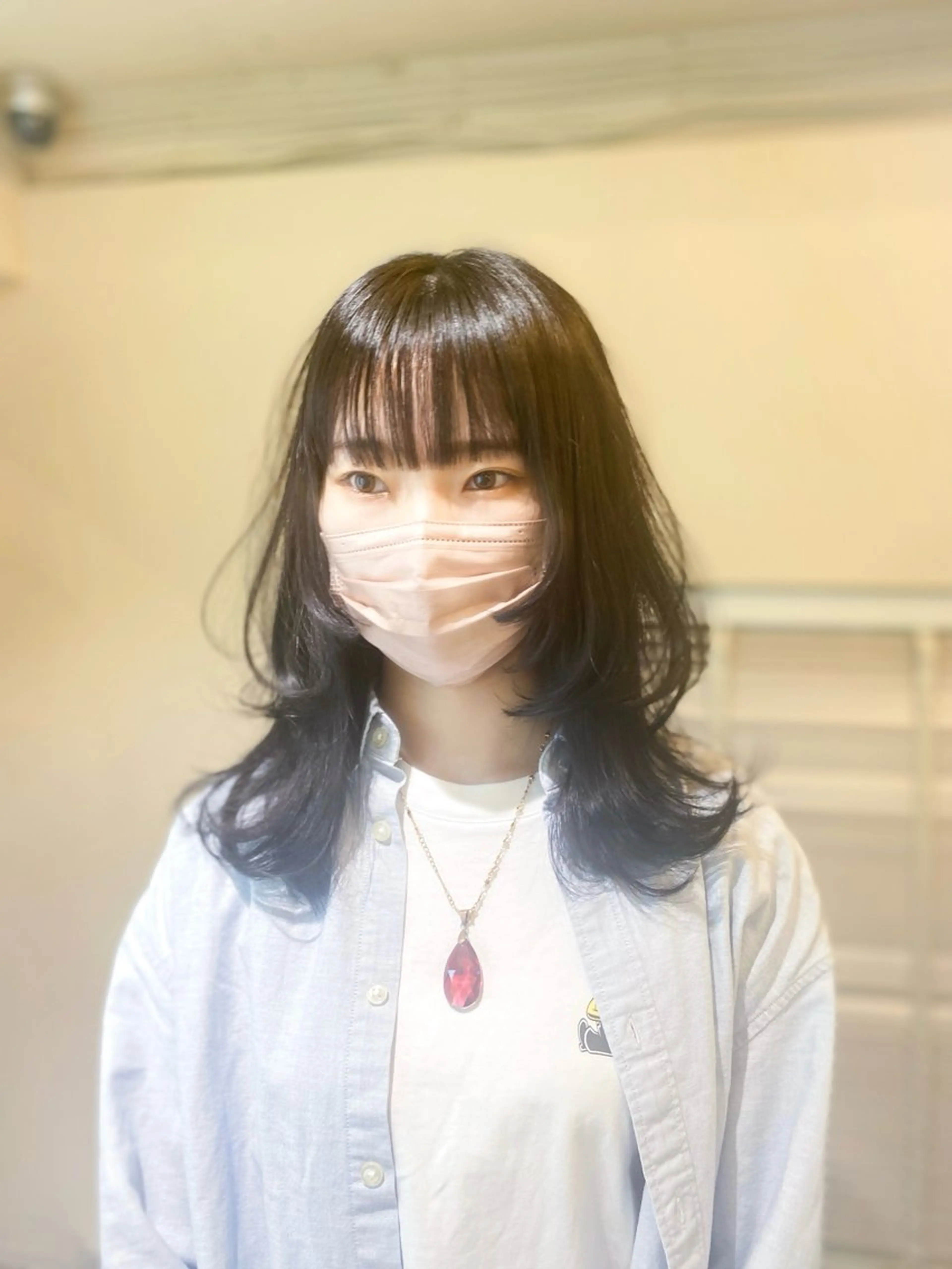 ロング カラー カット ヘアカラー トリートメント opus 店長大和 レイヤー/赤み消しのヘアスタイル