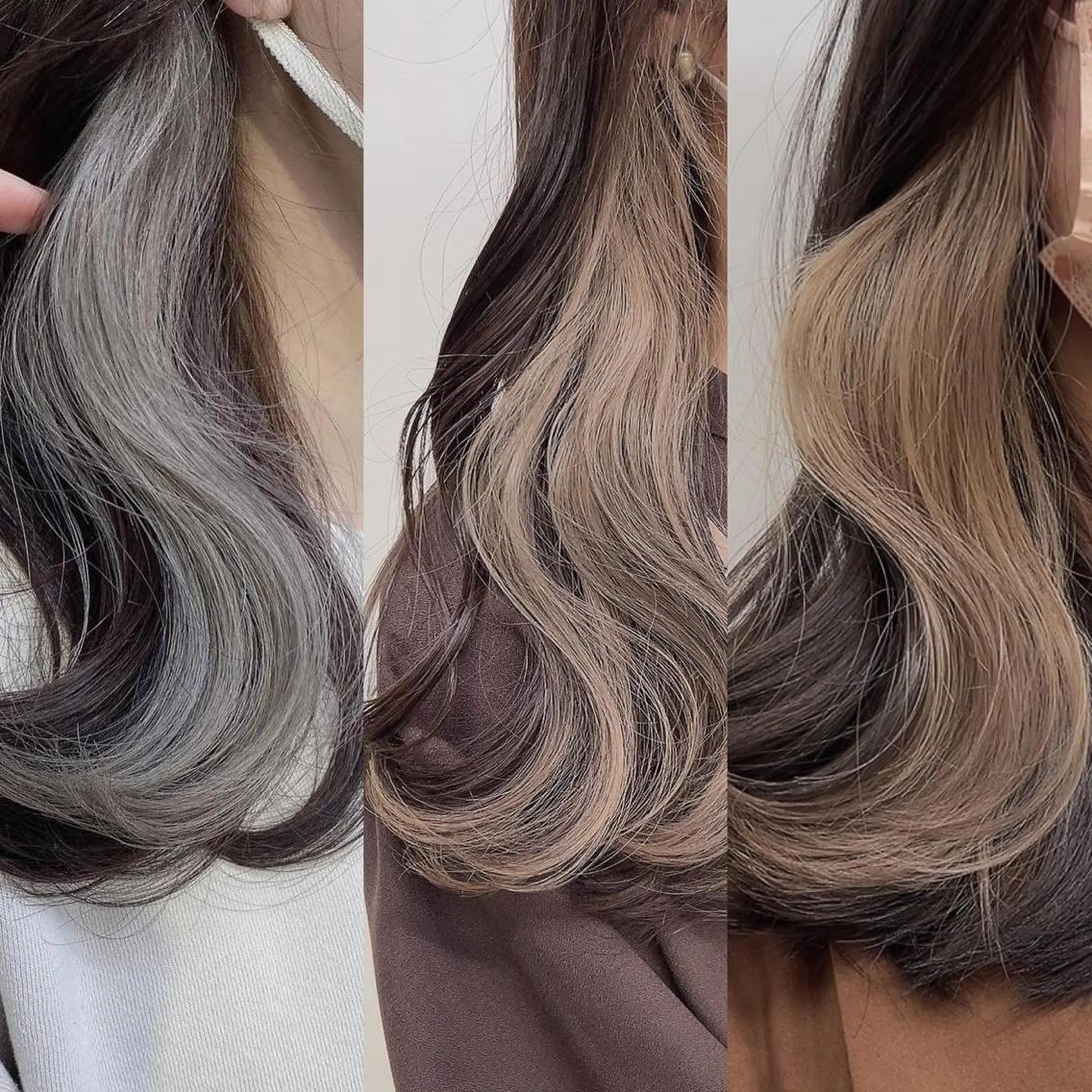 ミディアム カラー ヘアカラー トリートメント ヘッドスパ ヘアセット 🥞ベージュ系カラー 【すずきりほ】🥞のヘアスタイル