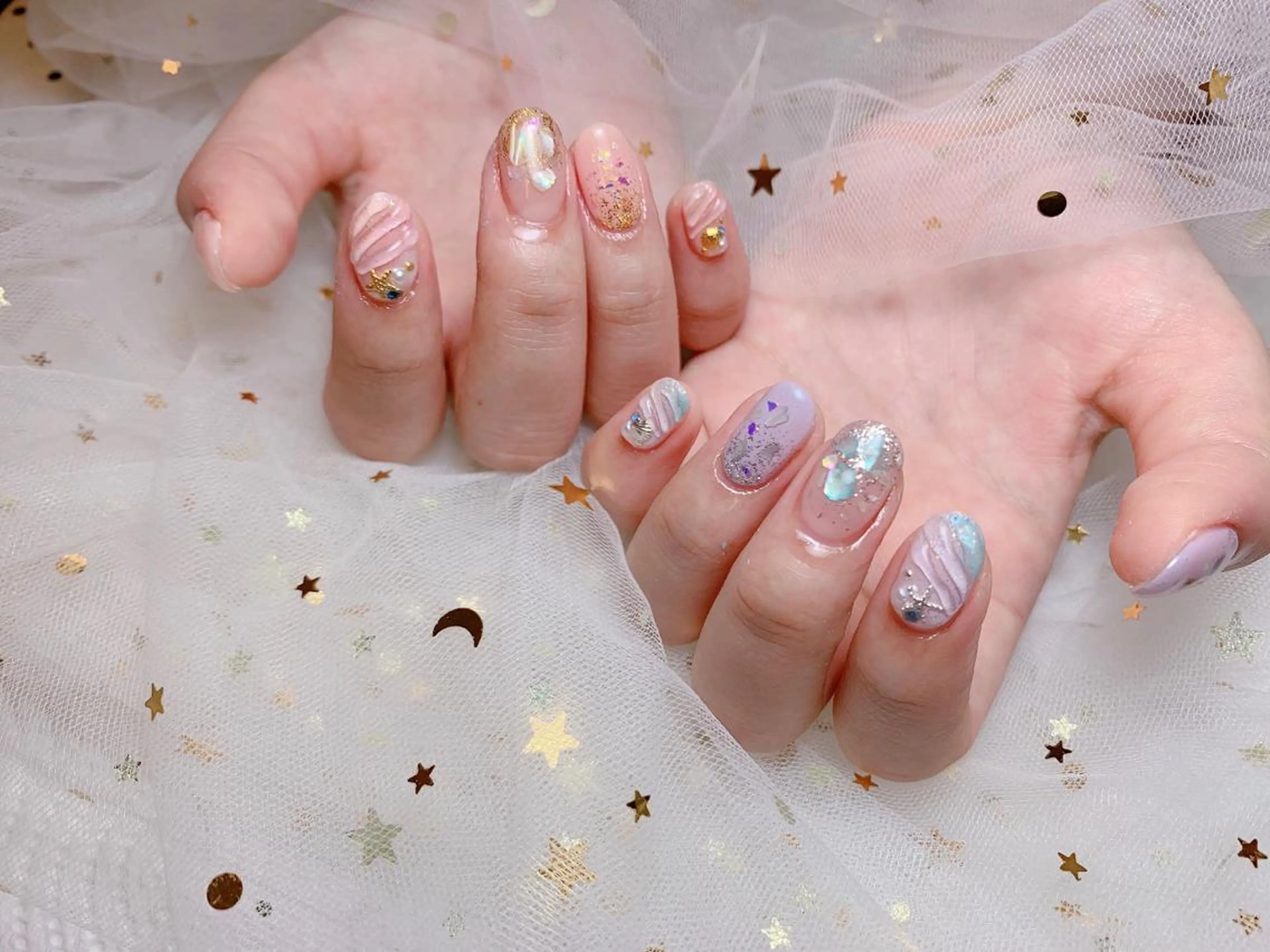 ネイル MiKi Nai池袋 長さだし得意のネイルデザイン