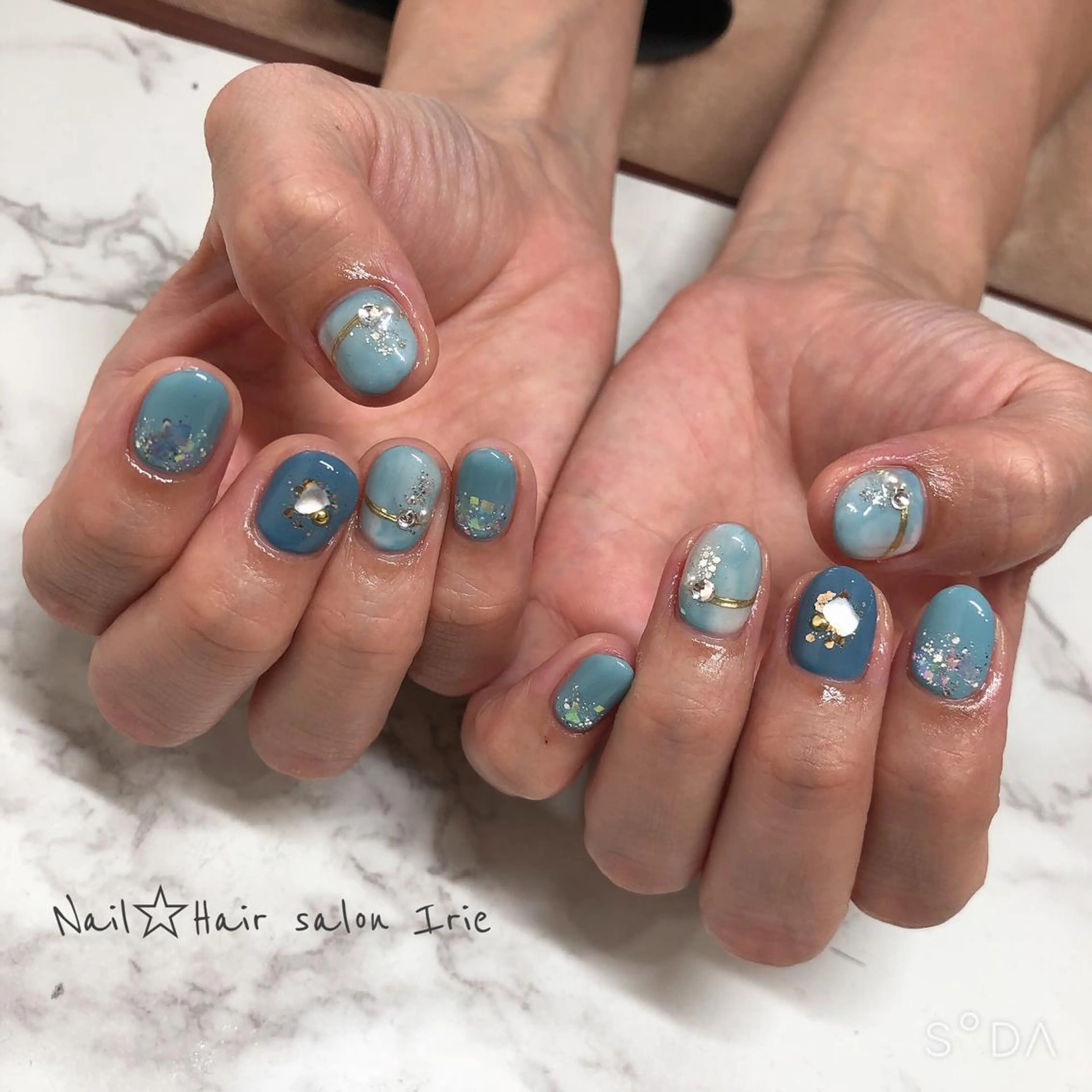 ネイル ハンドネイル Hair salon Irie所属・與儀 知佳のネイルデザイン