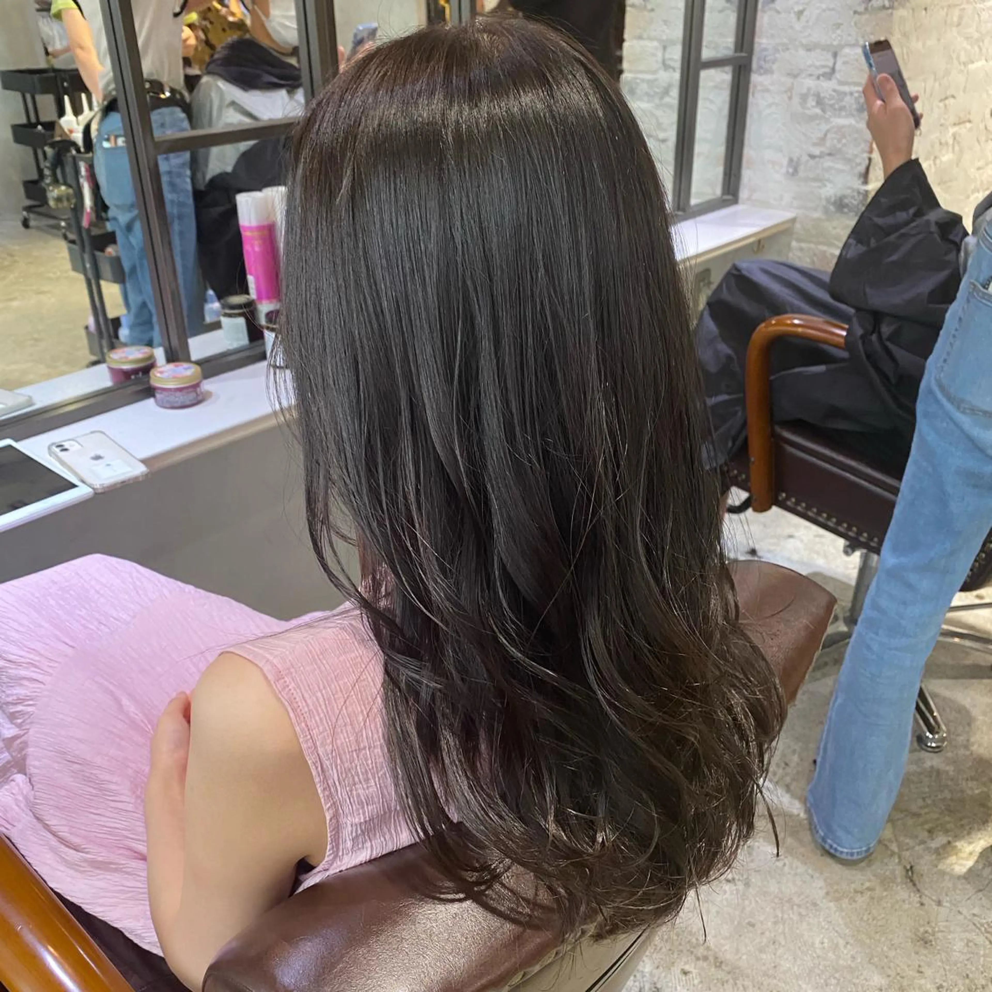 ロング カラー アッシュ バイオレットカラー amie蒲田西口所属・🫧褒められ艶髪🫧 Minamiのヘアスタイル