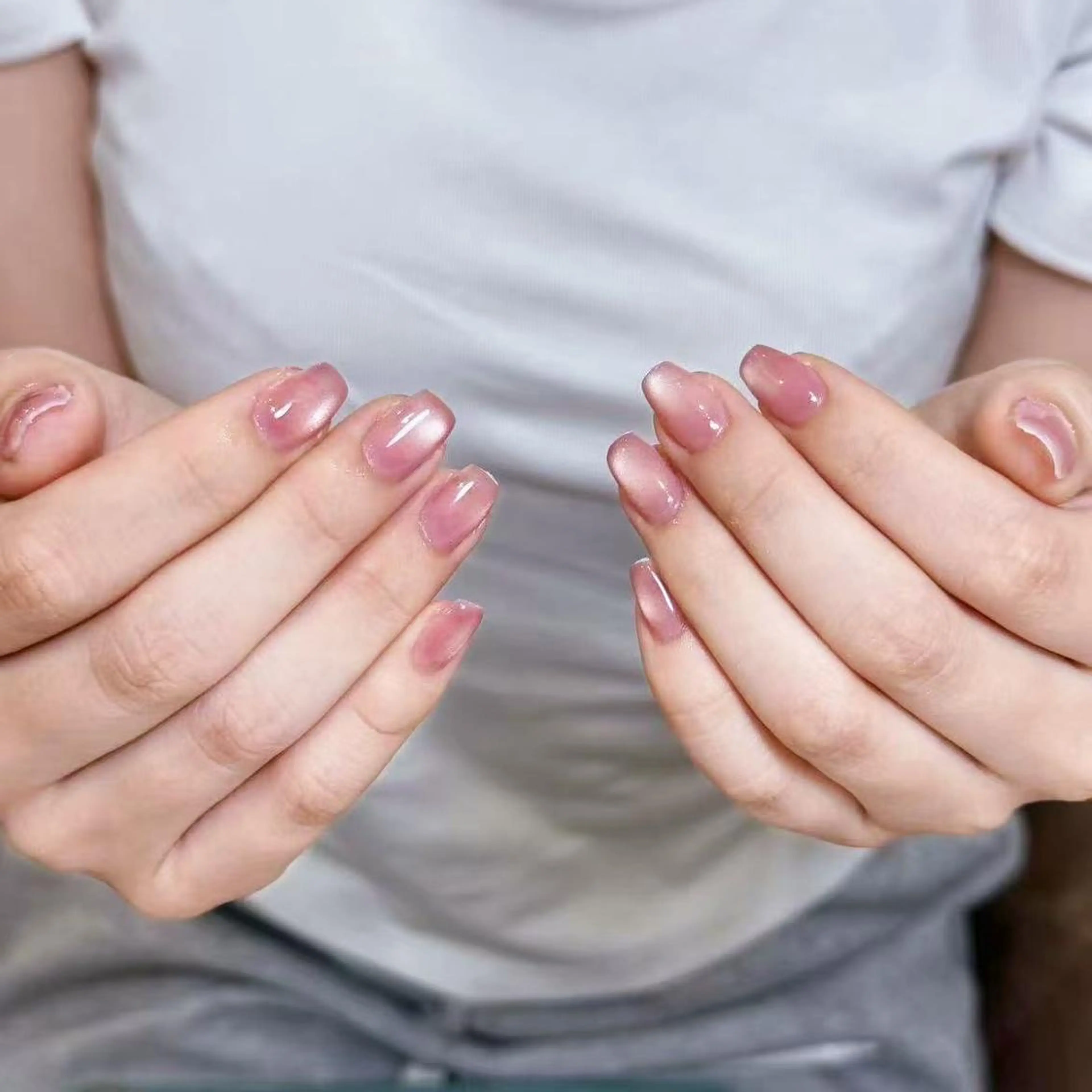 ネイル アートネイル オーロラネイル ガーリー キラキラネイル 韓国ネイル ハンドネイル DIAMOND 💦のネイルデザイン