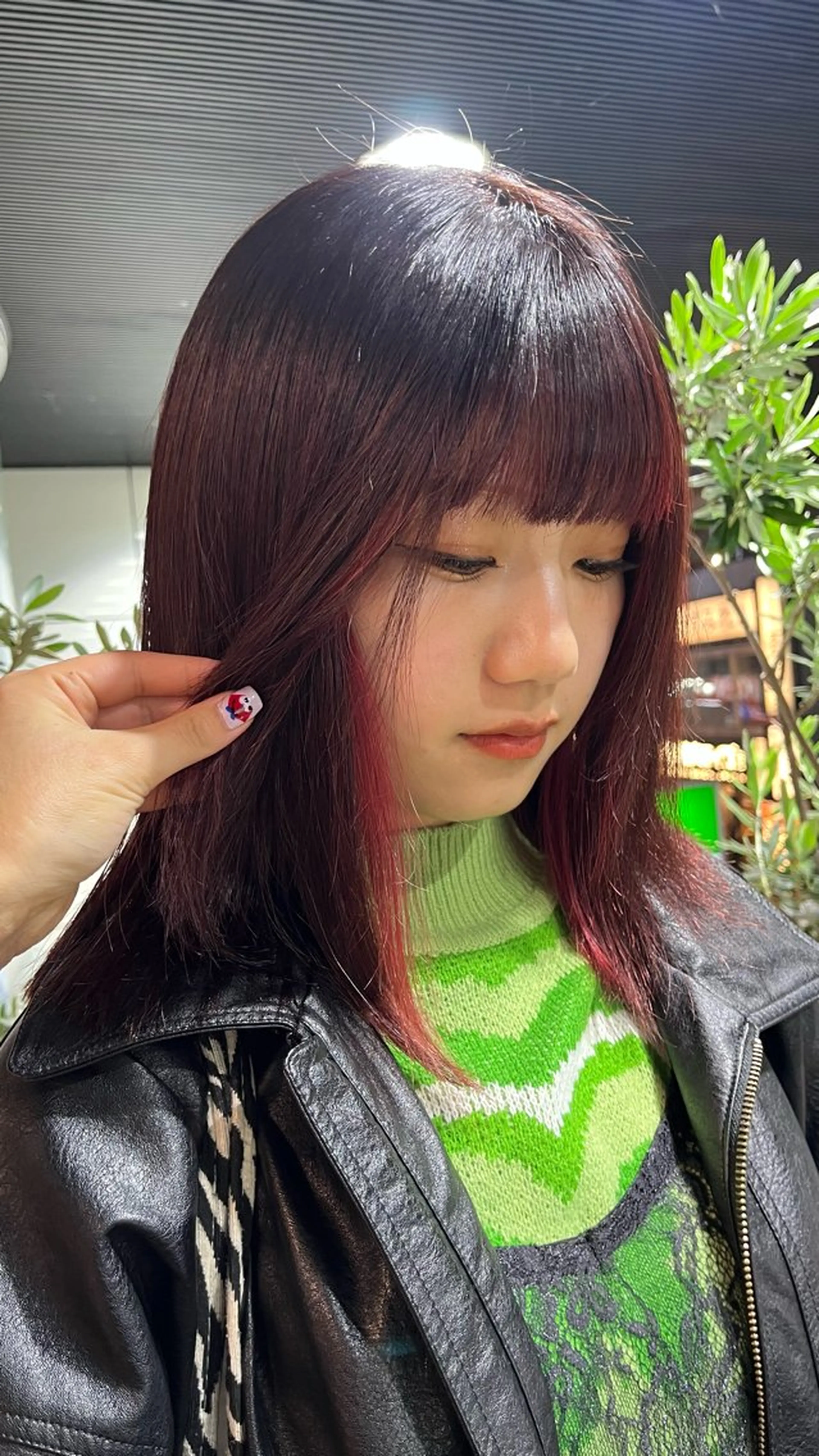 セミロング ボブ/暖色カラー コウボヒカルのヘアスタイル