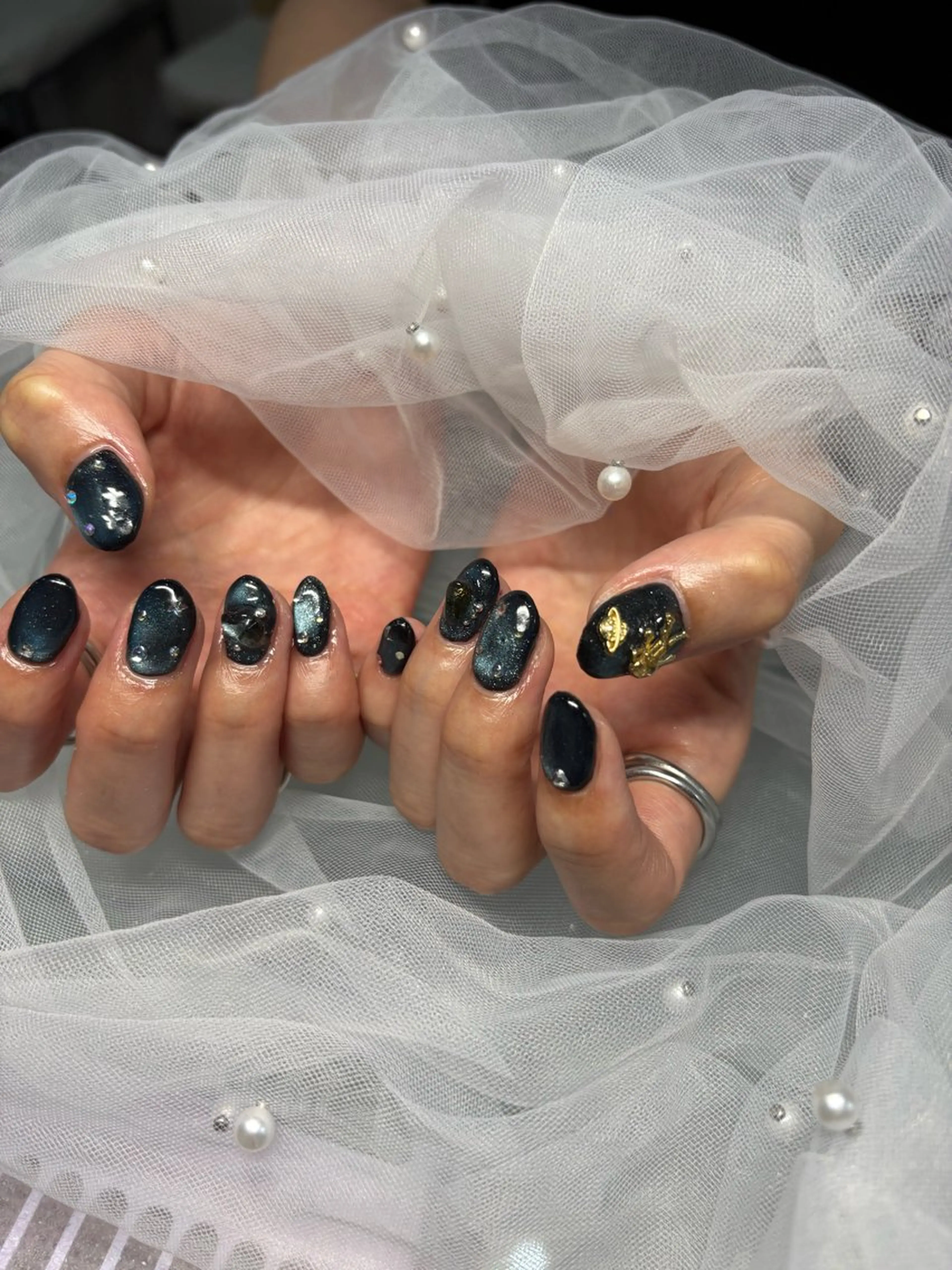 ネイル ハンドネイル 山科駅徒歩3分❣️ 代表　紗恵子のネイルデザイン