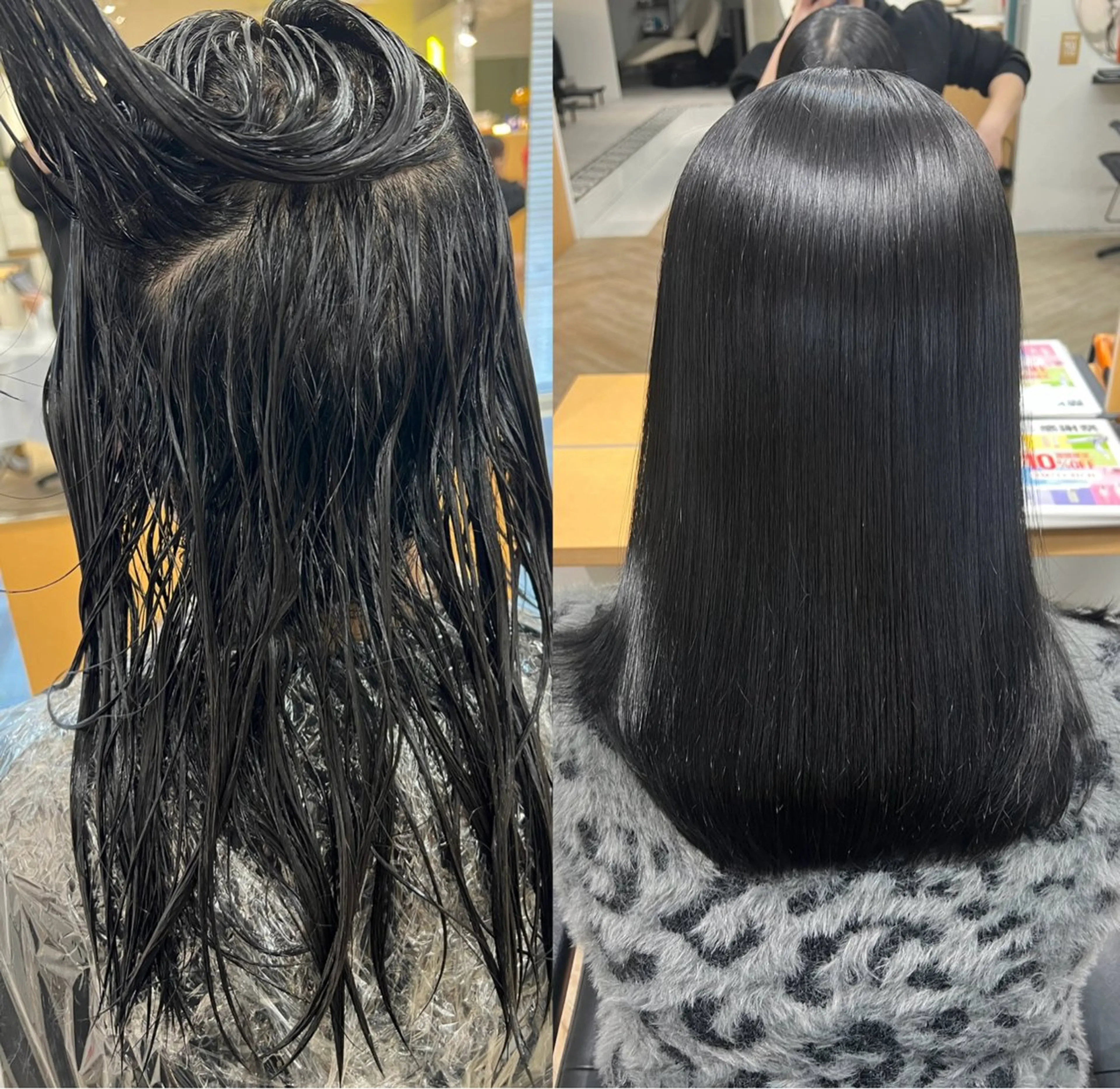 ミディアム 縮毛矯正 トリートメント ベージュカラー 新潟/万代/井上佑のヘアスタイル