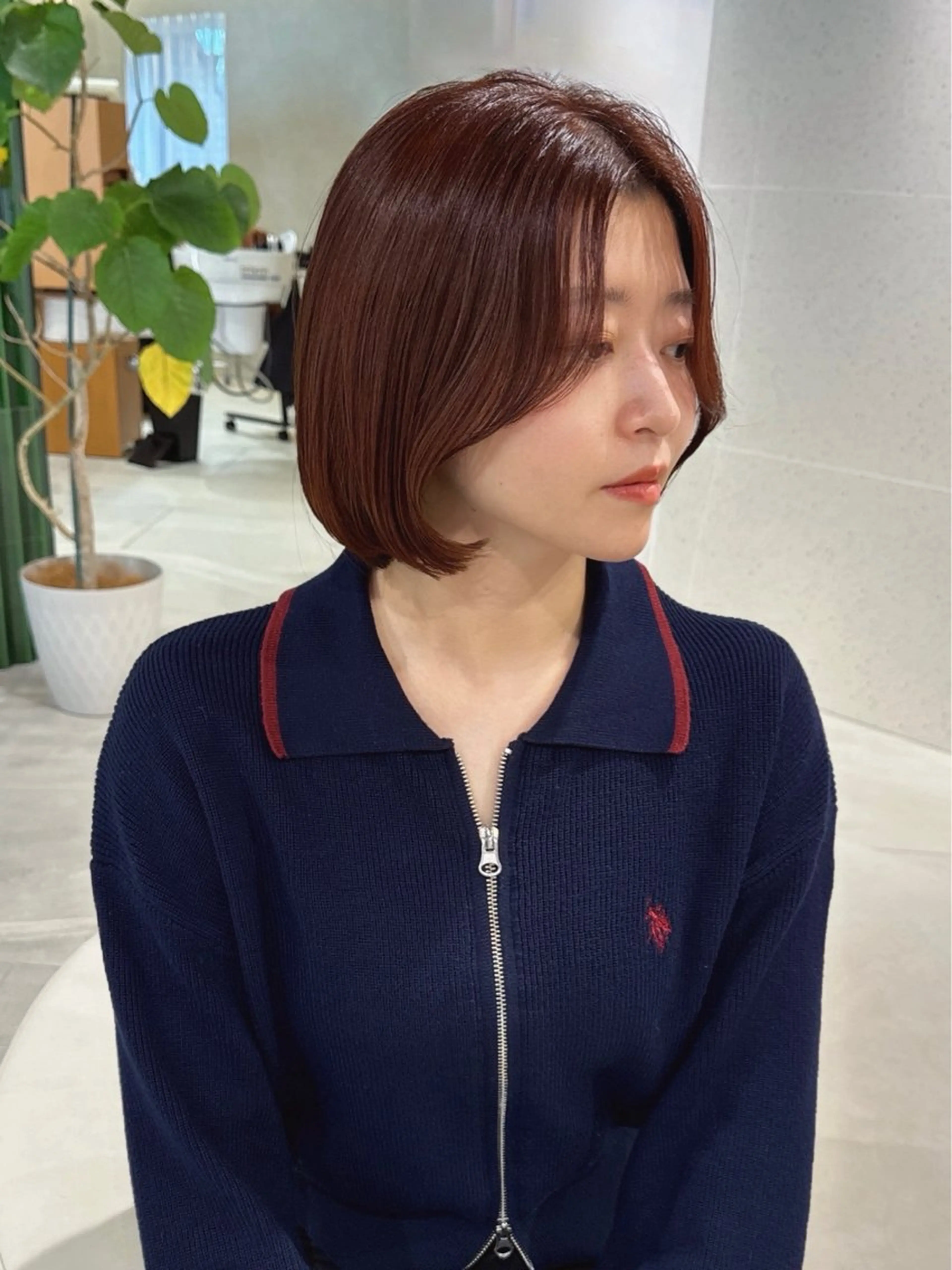 ミディアム ヘアカラー トリートメント MISATO THIRD SHOPのヘアスタイル