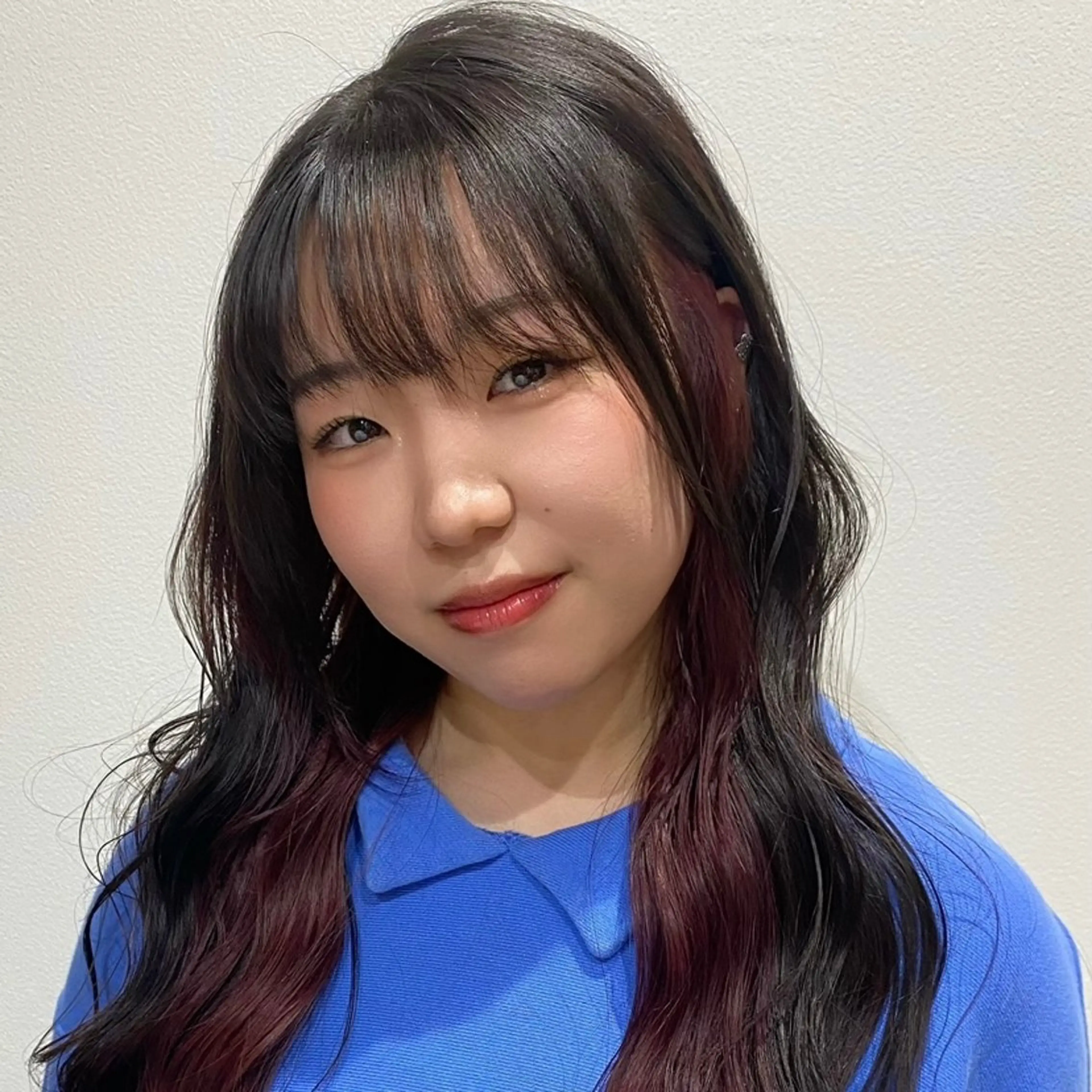 ロング ヘアカラー 加藤 のあのヘアスタイル