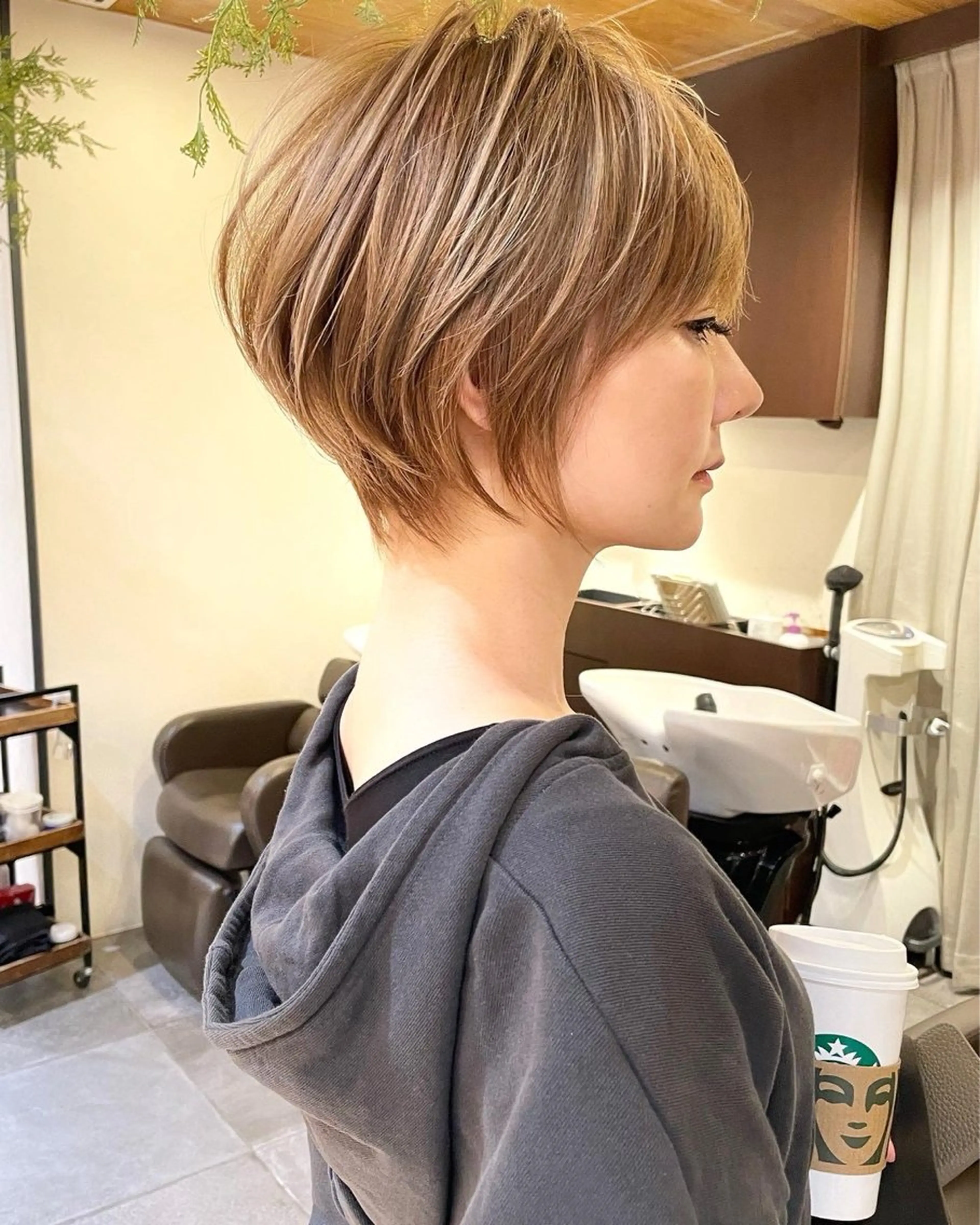 ショート カラー ショートボブ ボブ くびれヘア レイヤーカット ショートヘア GOTODY SHAiRE SALON 天神Bellus店所属・✂︎taiga✂︎ 似合わせショートのヘアスタイル
