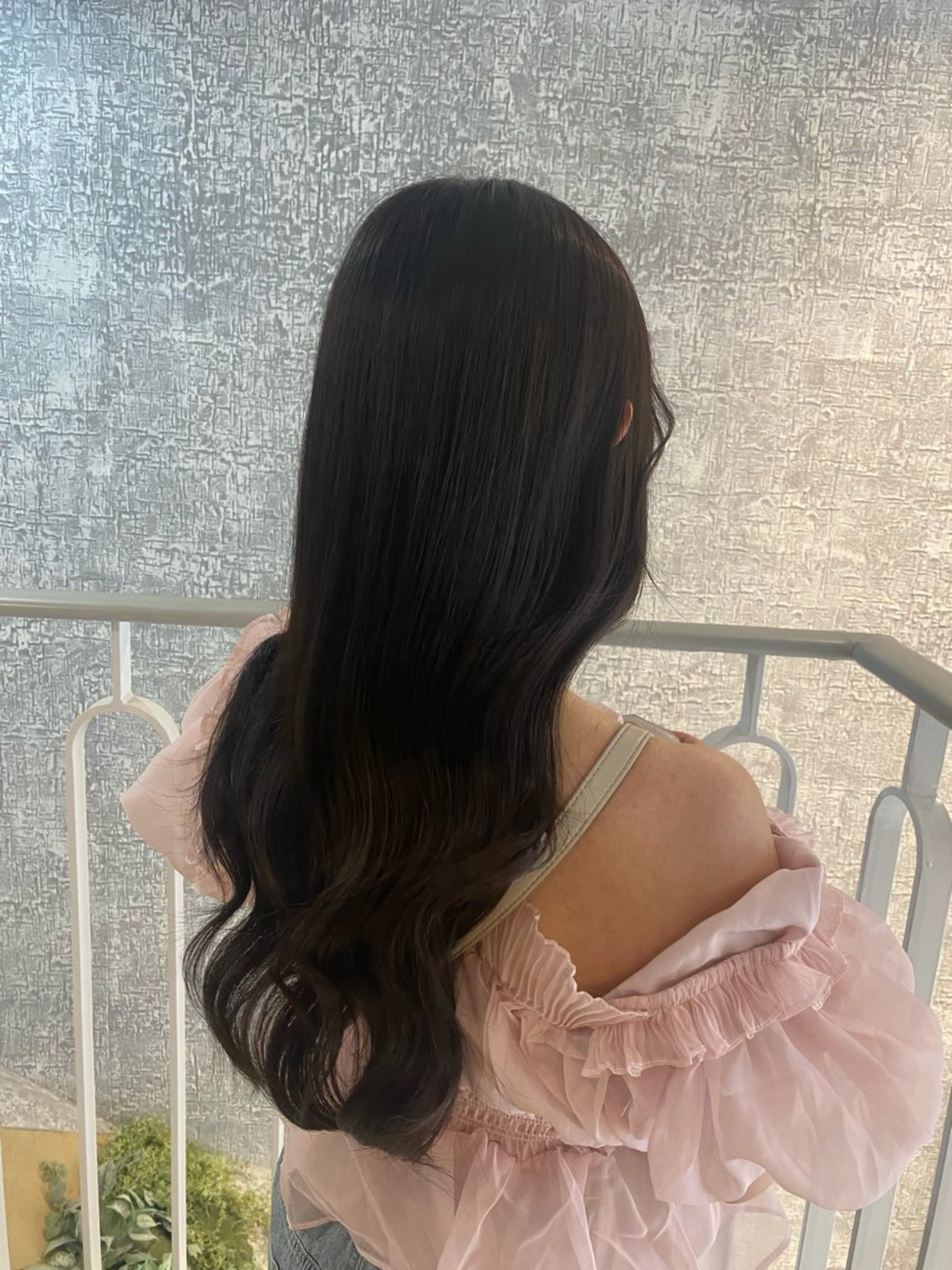 ロング カラー 橋本 彩のヘアスタイル