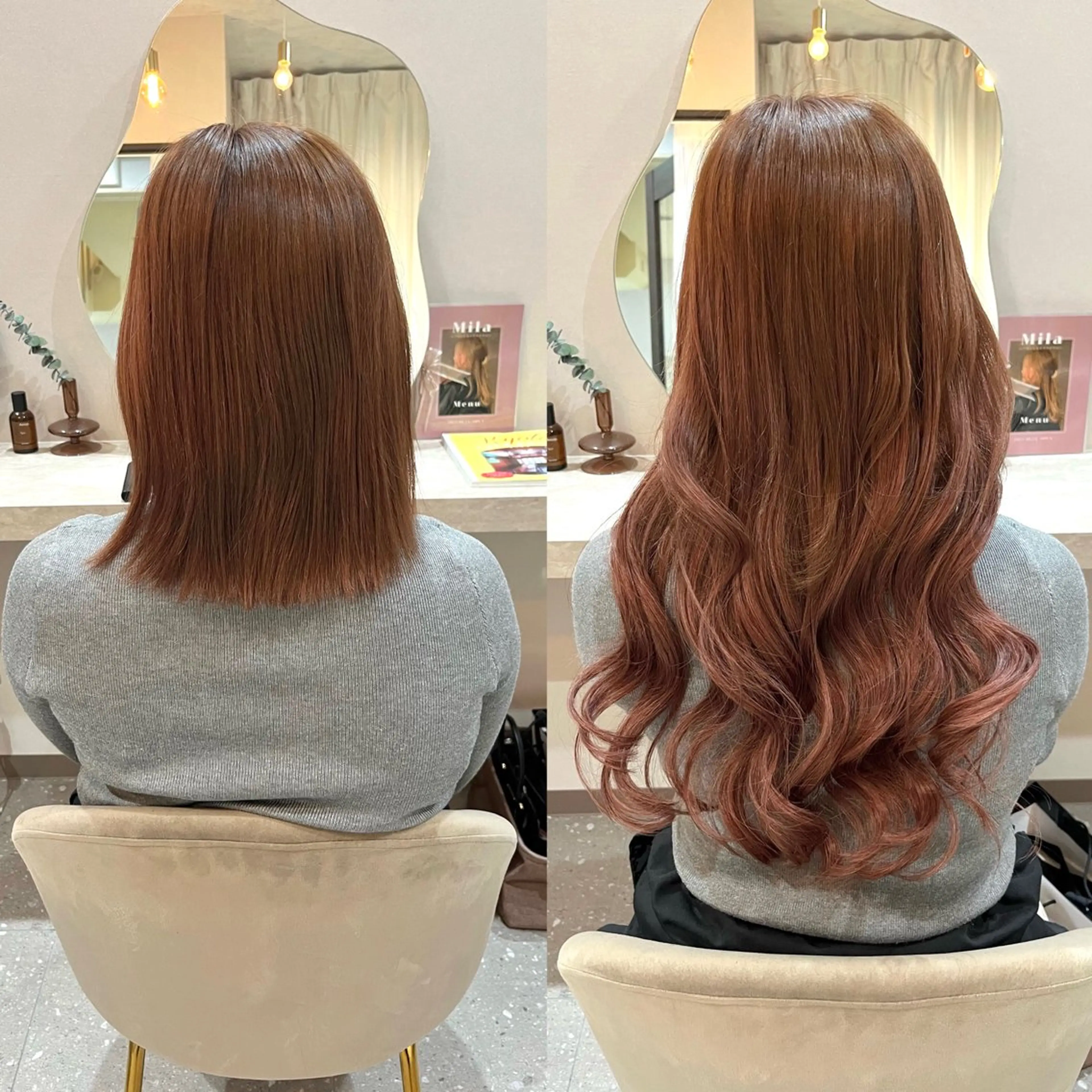 ロング ヘアアレンジ エクステ＆ヘアセット Milaのヘアスタイル