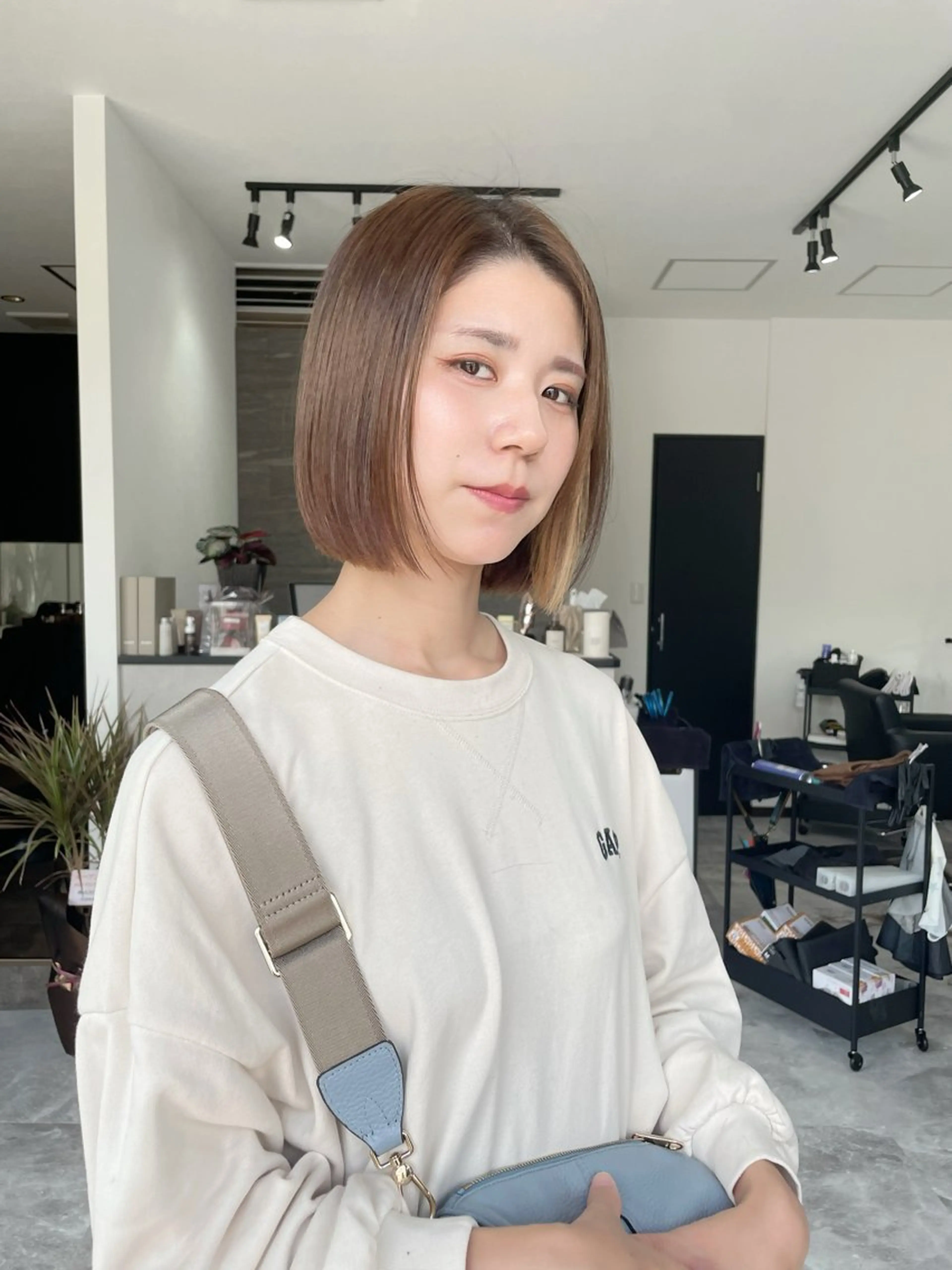ショート ヘアカラー トリートメント 🦖JIN HAIR DESIGN🦖のヘアスタイル