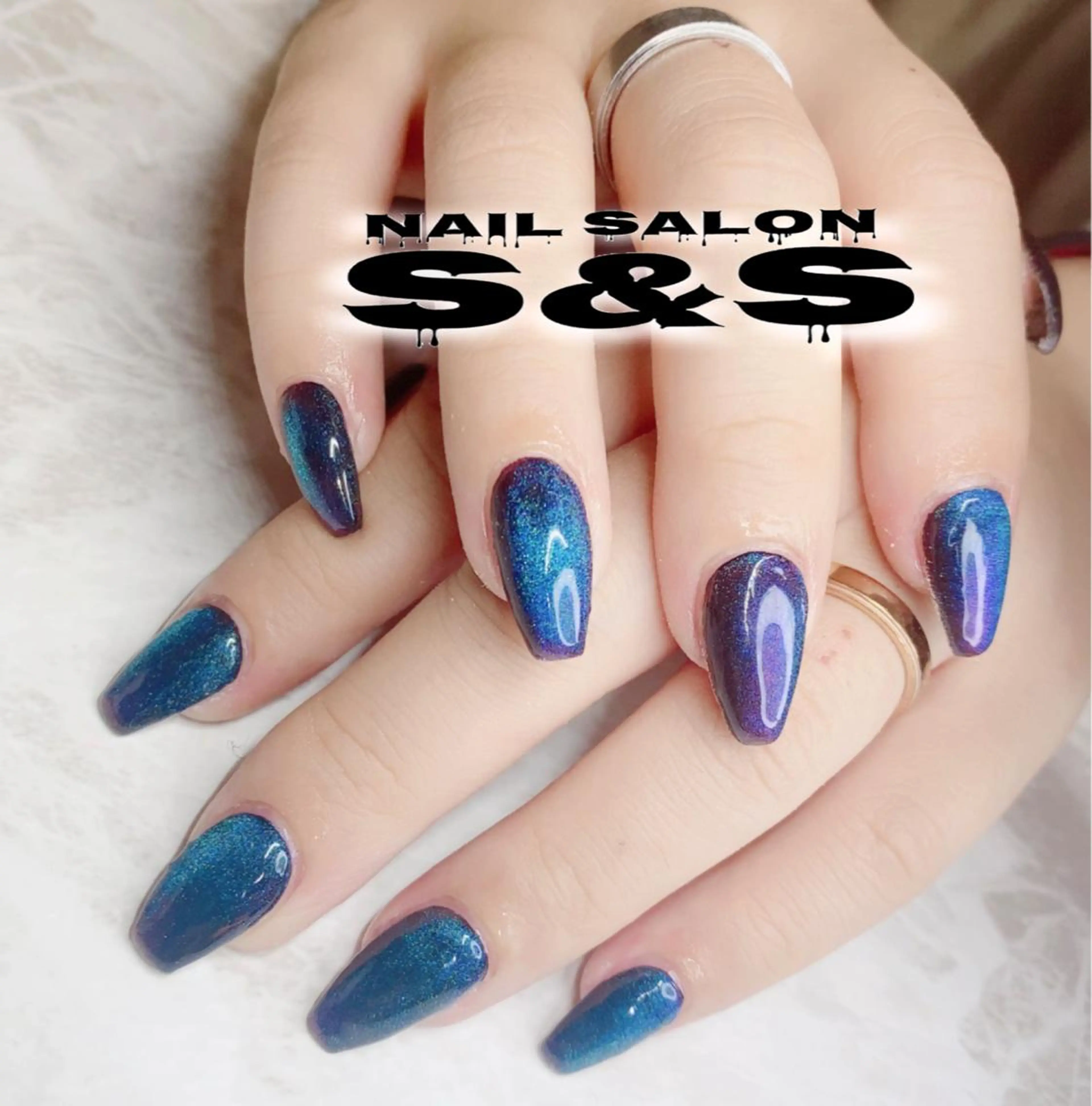 ネイル 長さ出し メンズネイル 持ち込み スカルプネイル S&S 村田小百合のネイルデザイン