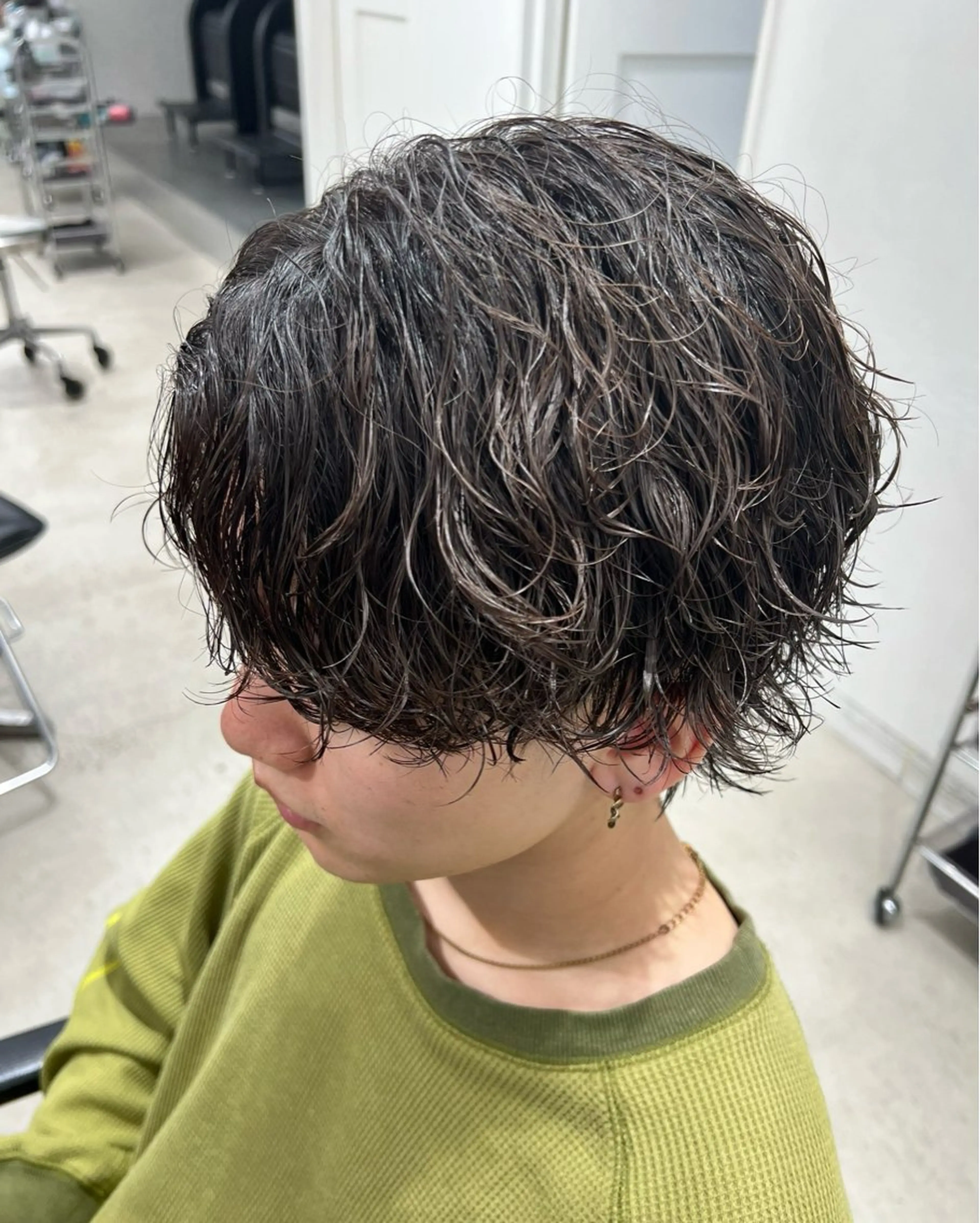 パーマ メンズ 深谷 侑亮のヘアスタイル