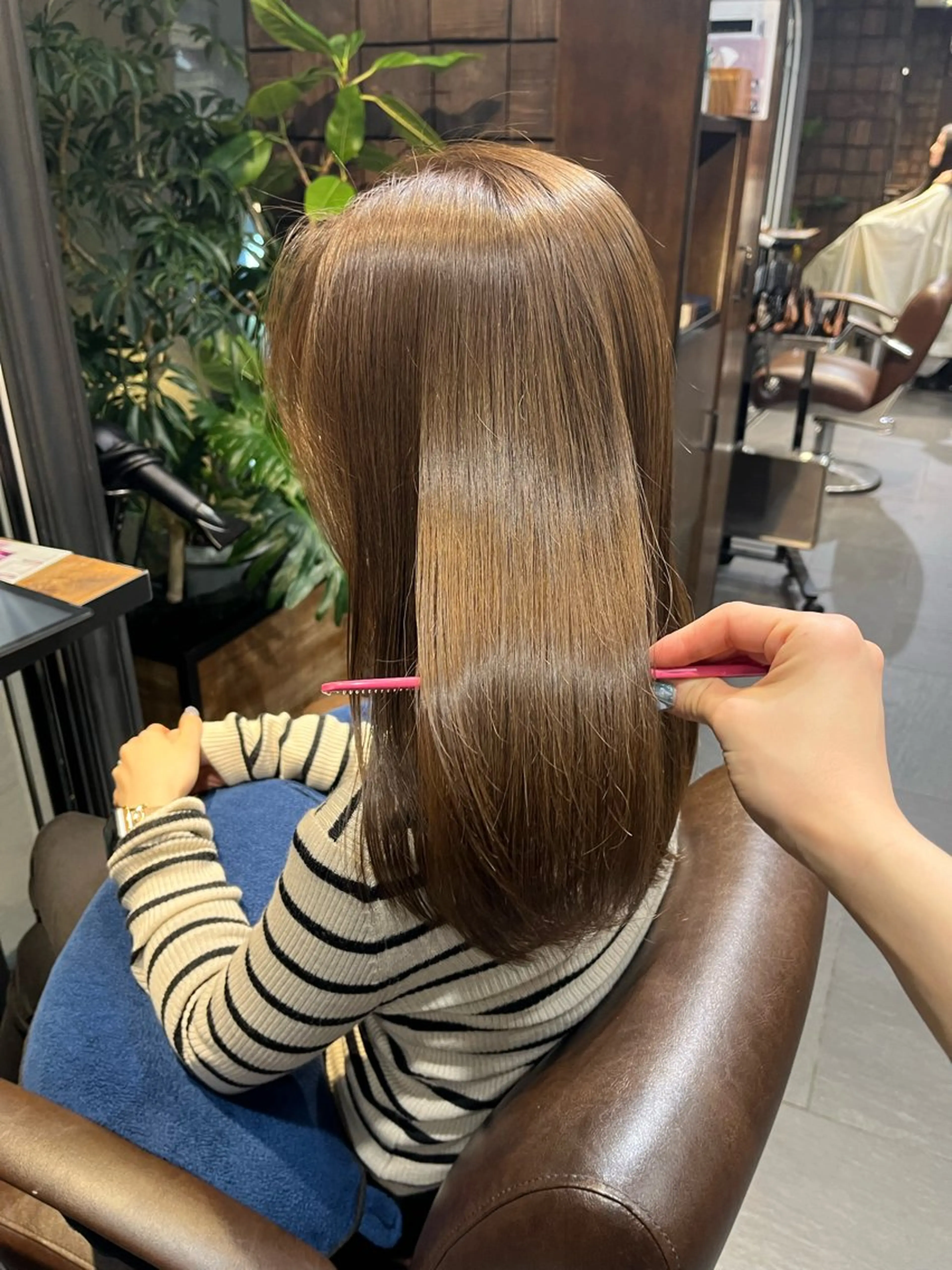 セミロング MINX 銀座店所属・MINXginza タイラミユネのヘアスタイル