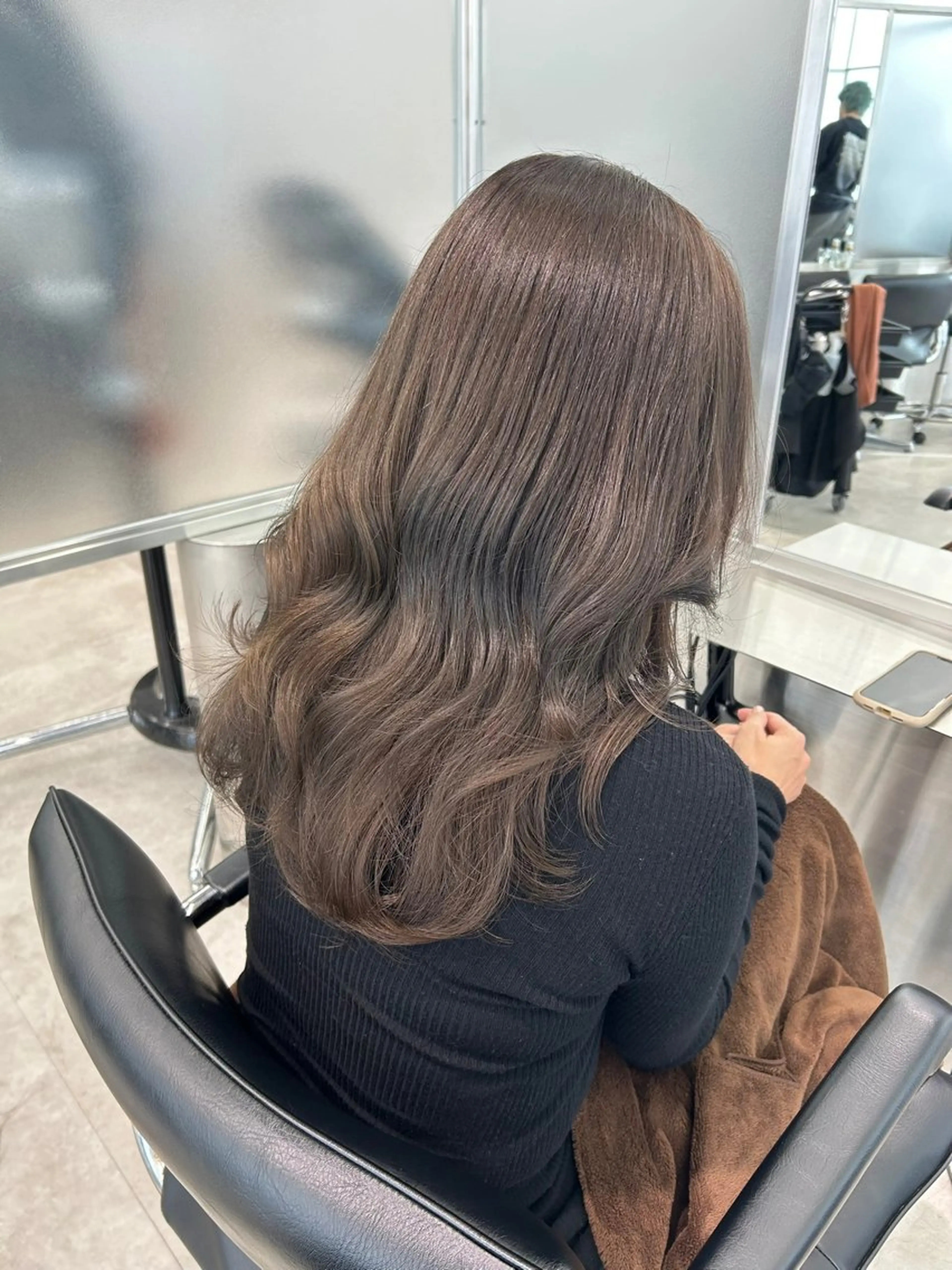 セミロング レイヤーカット GO TODAY  SHAIR SALON 梅田NU茶屋町店所属・田中成美/レイヤー カット/透明感カラーのヘアスタイル