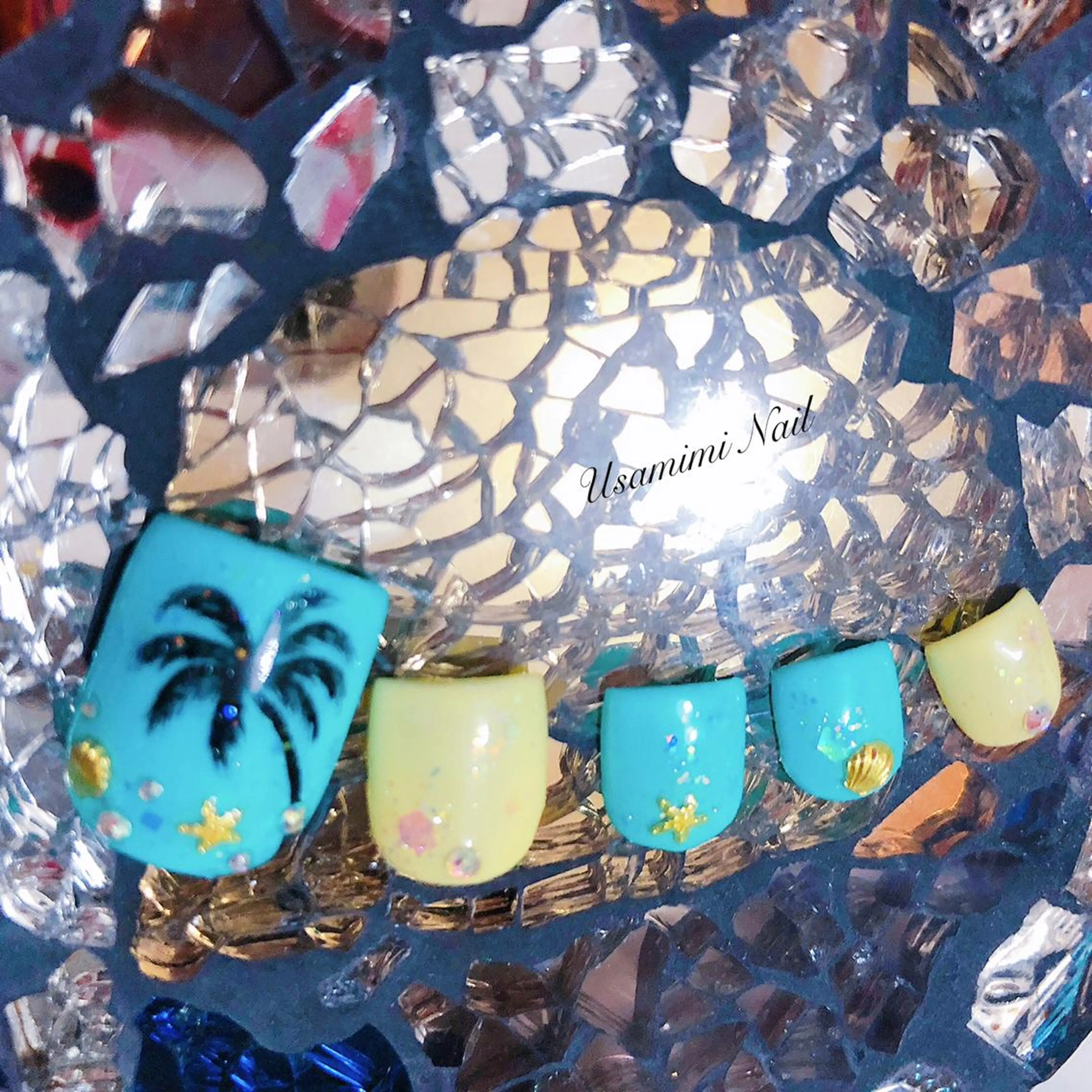 ネイル フットネイル USAMiMi 🐰💕のネイルデザイン