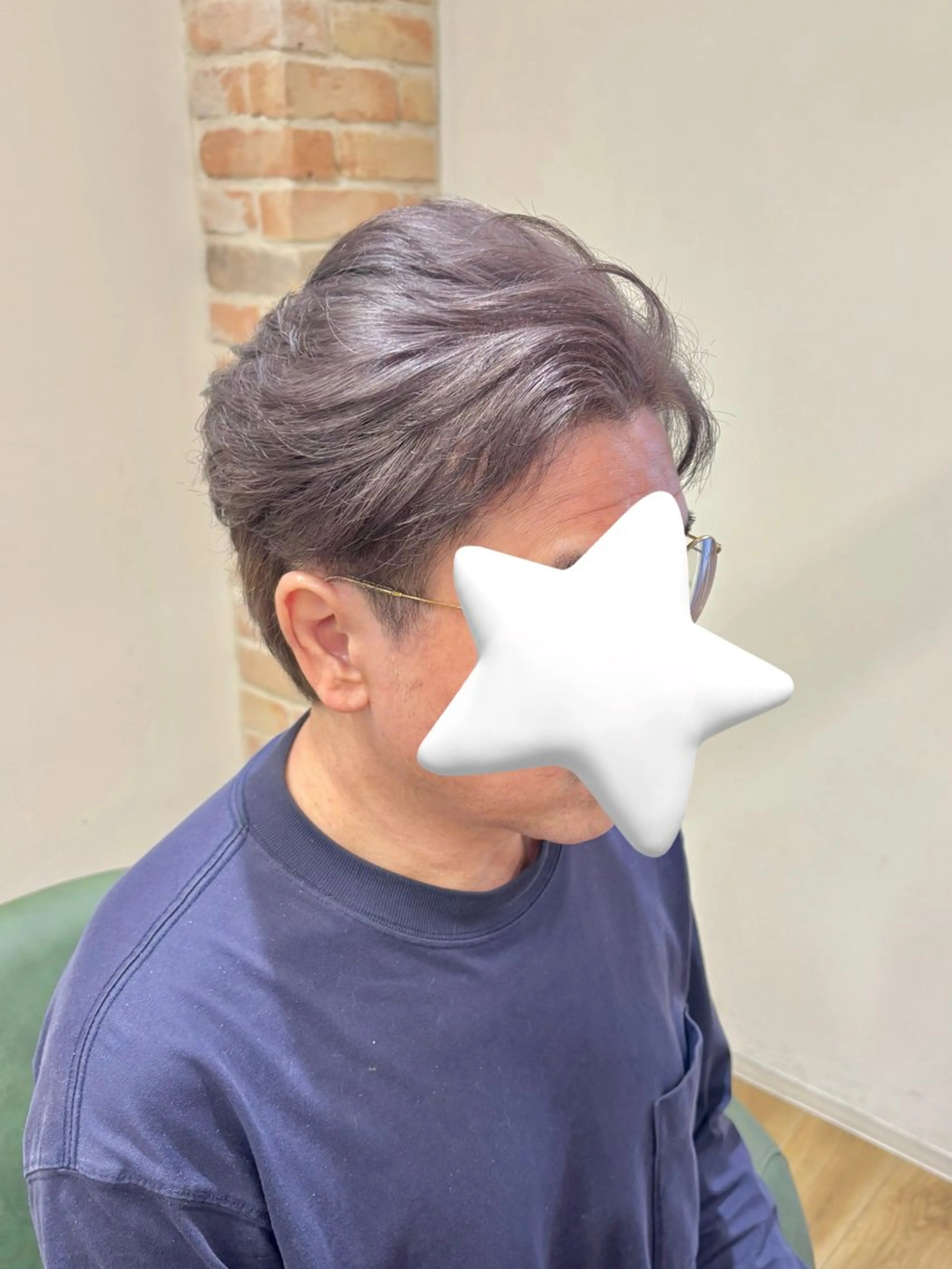 ショート カラー メンズ 古川 琴美のヘアスタイル