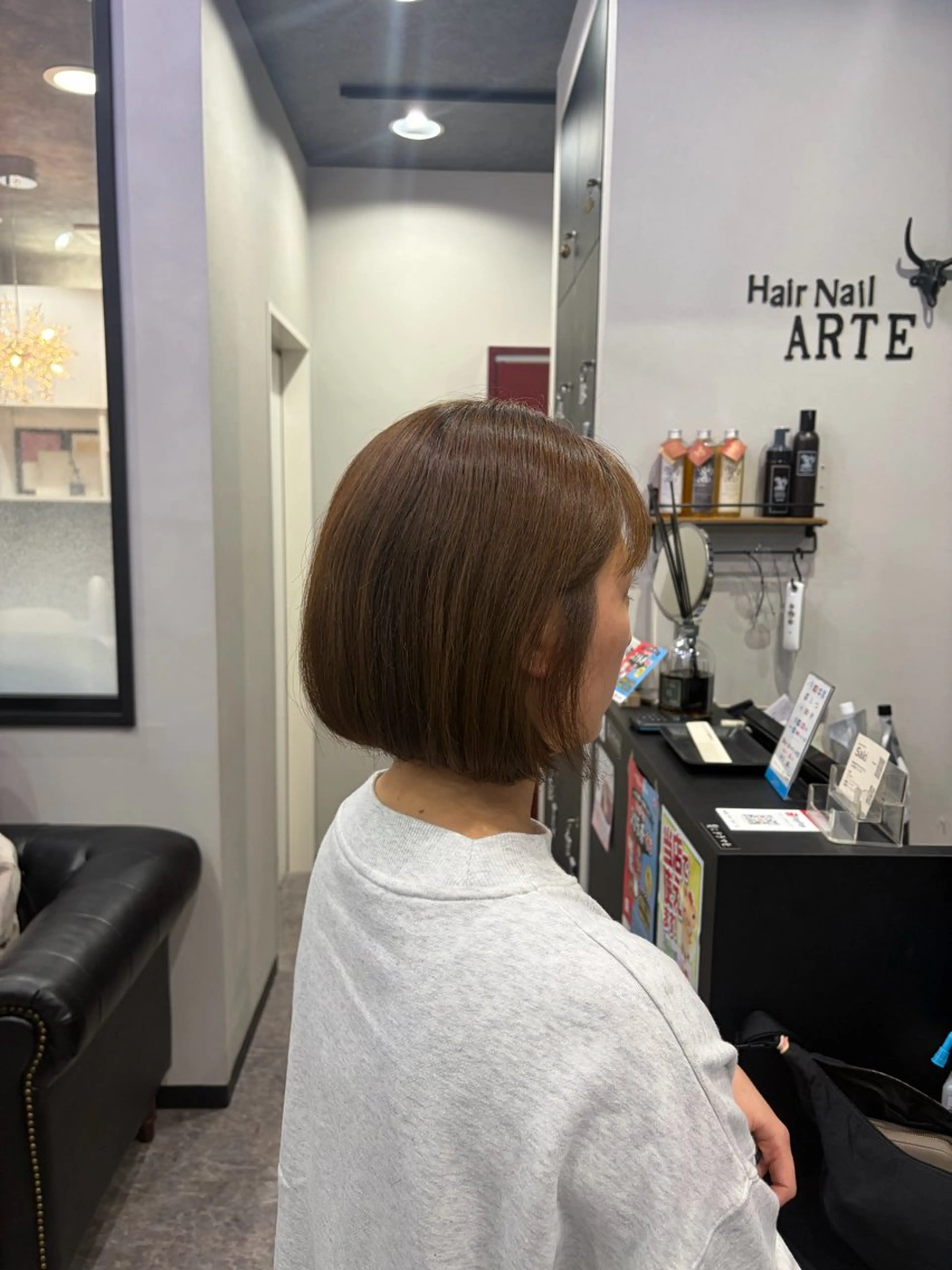 ショート カラー カット ヘアカラー 友滝 真菜美のヘアスタイル