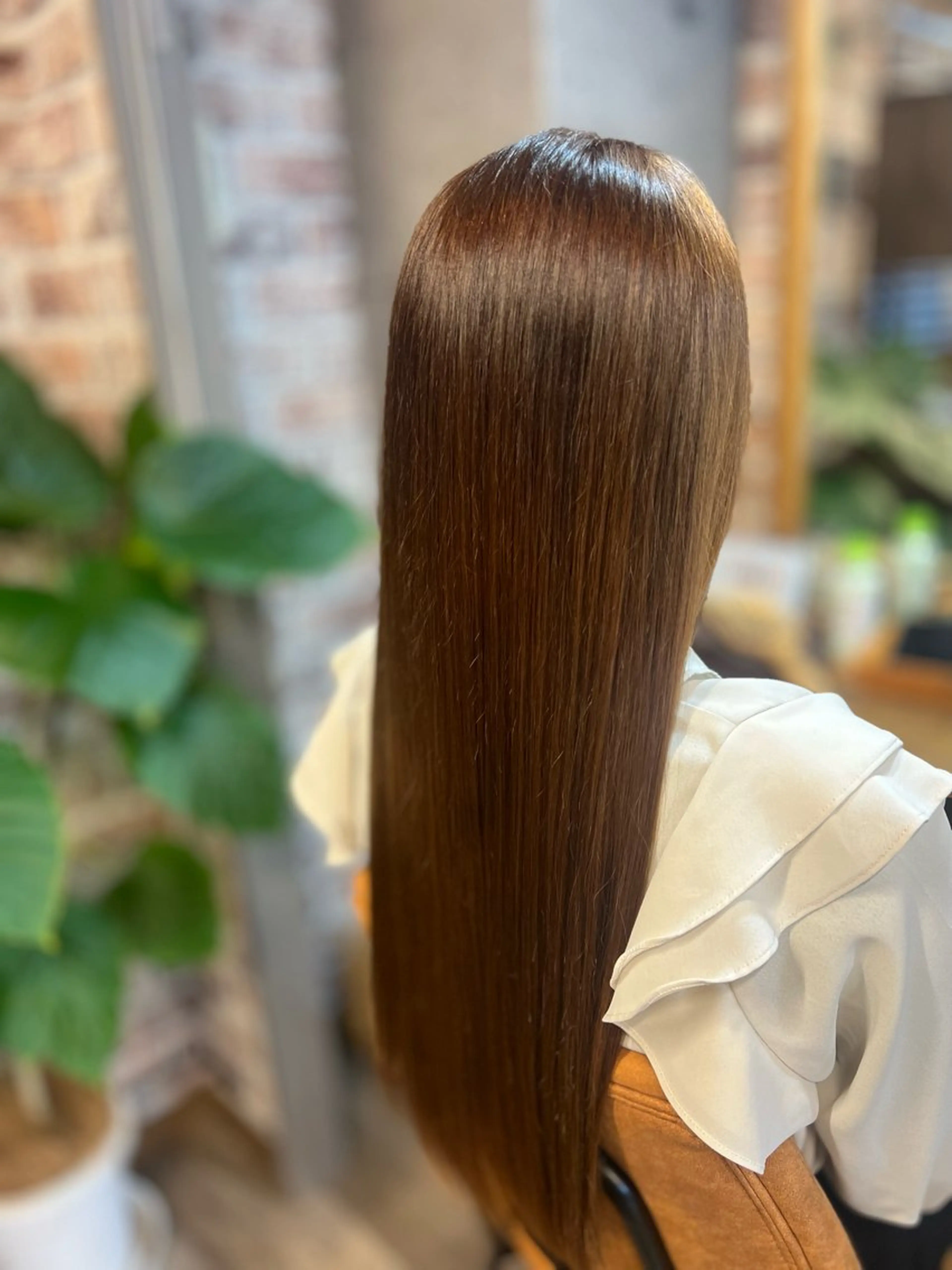 ロング カラー パーマ 髪質改善HALO トリートメント専門店のヘアスタイル