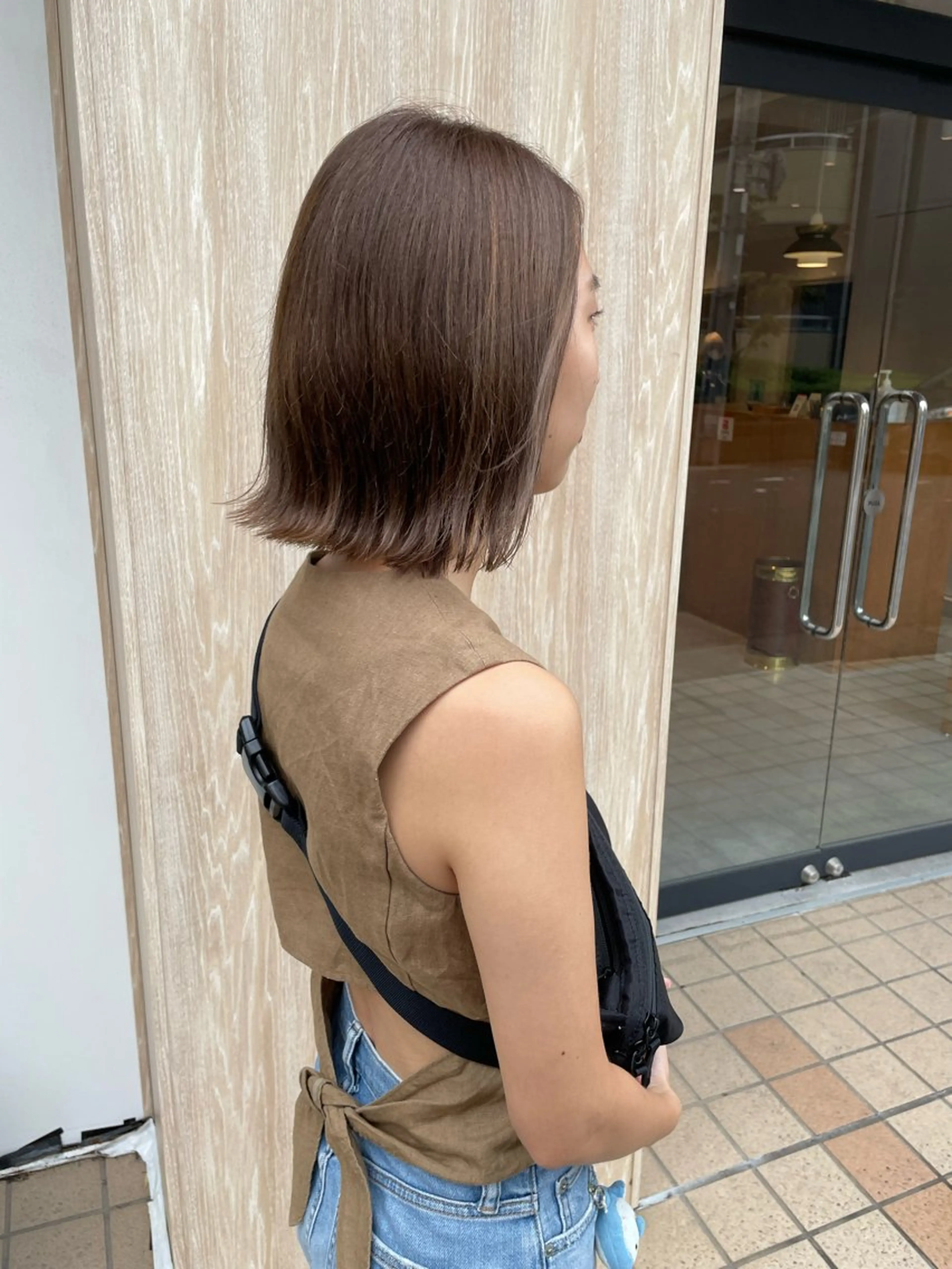 ショート カラー ボブ／パーマ指名 No. 1🍃れんとのヘアスタイル