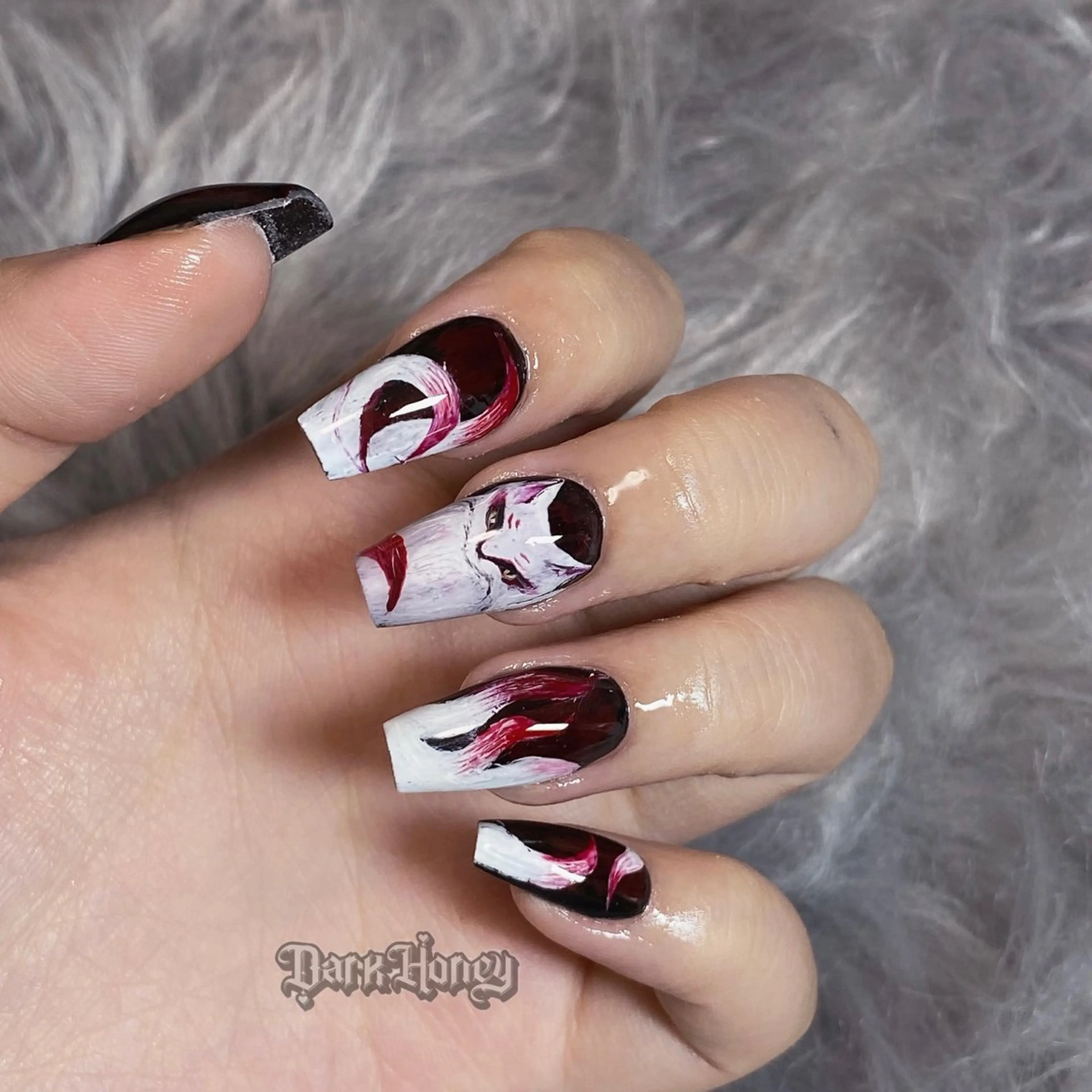 ネイル Dark honey スカルプ専門原宿店のネイルデザイン