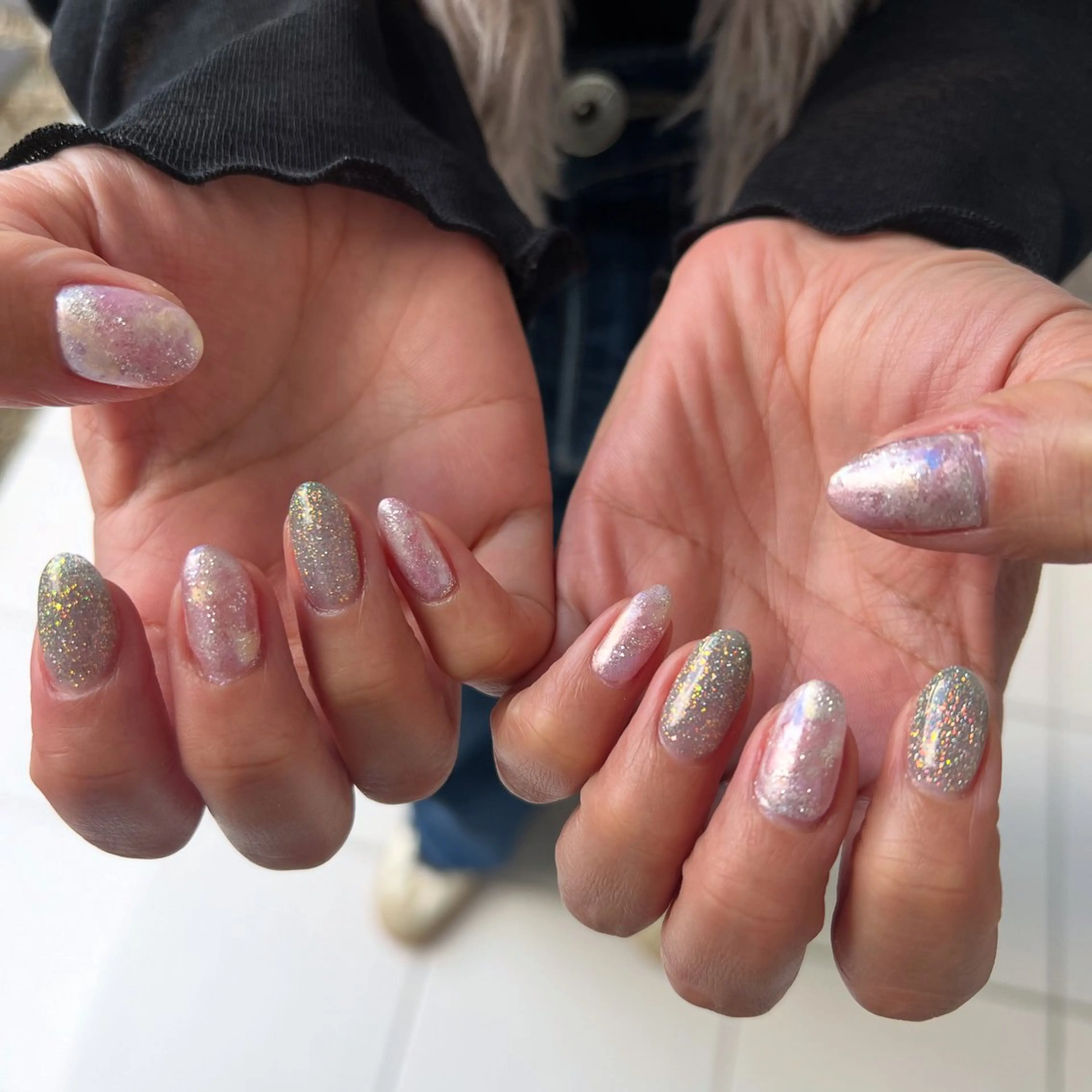 ネイル アートネイル フラッシュネイル ニュアンスネイル ri.nail 12のネイルデザイン