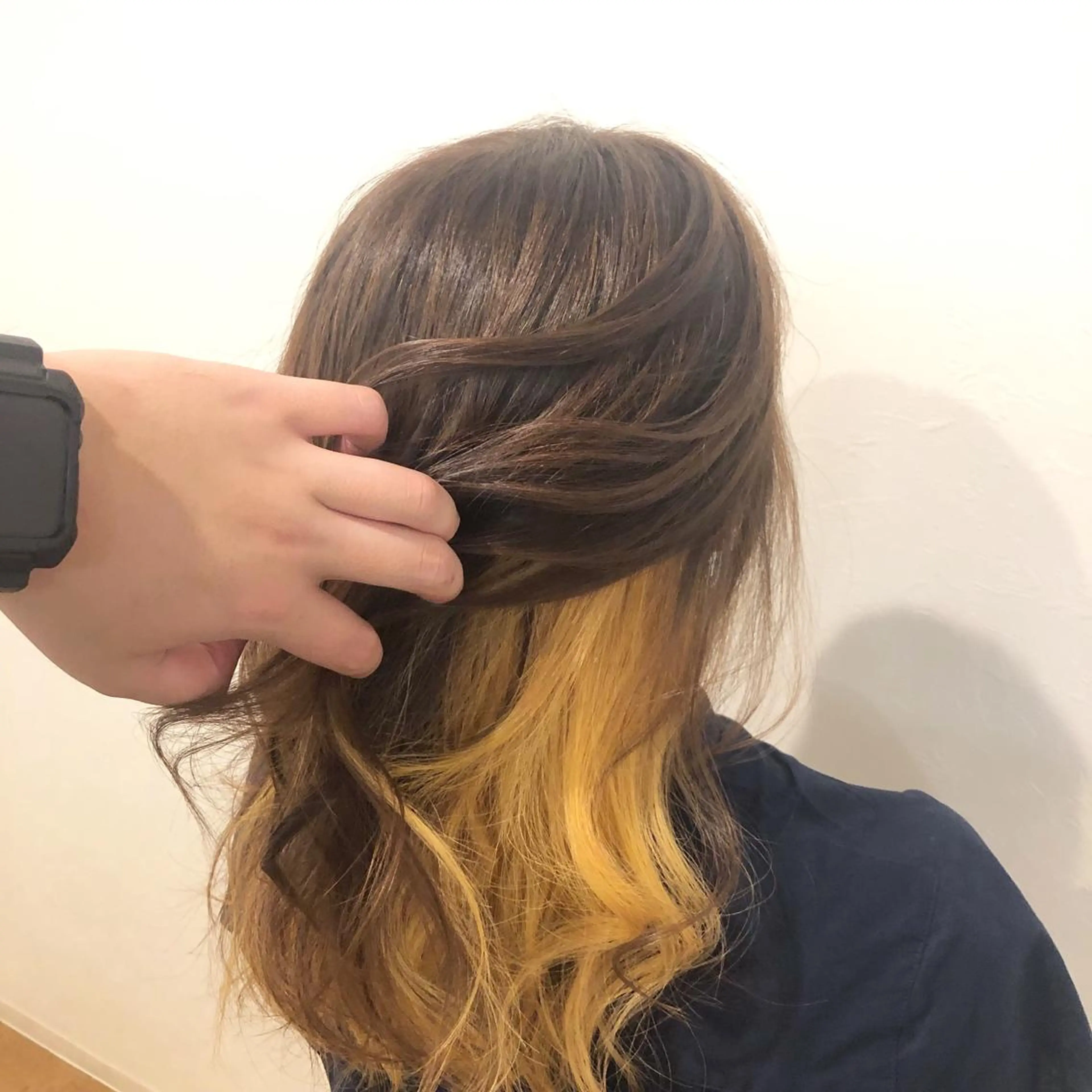 セミロング カラー 無料カットモデル募集 BLINK京橋店のヘアスタイル