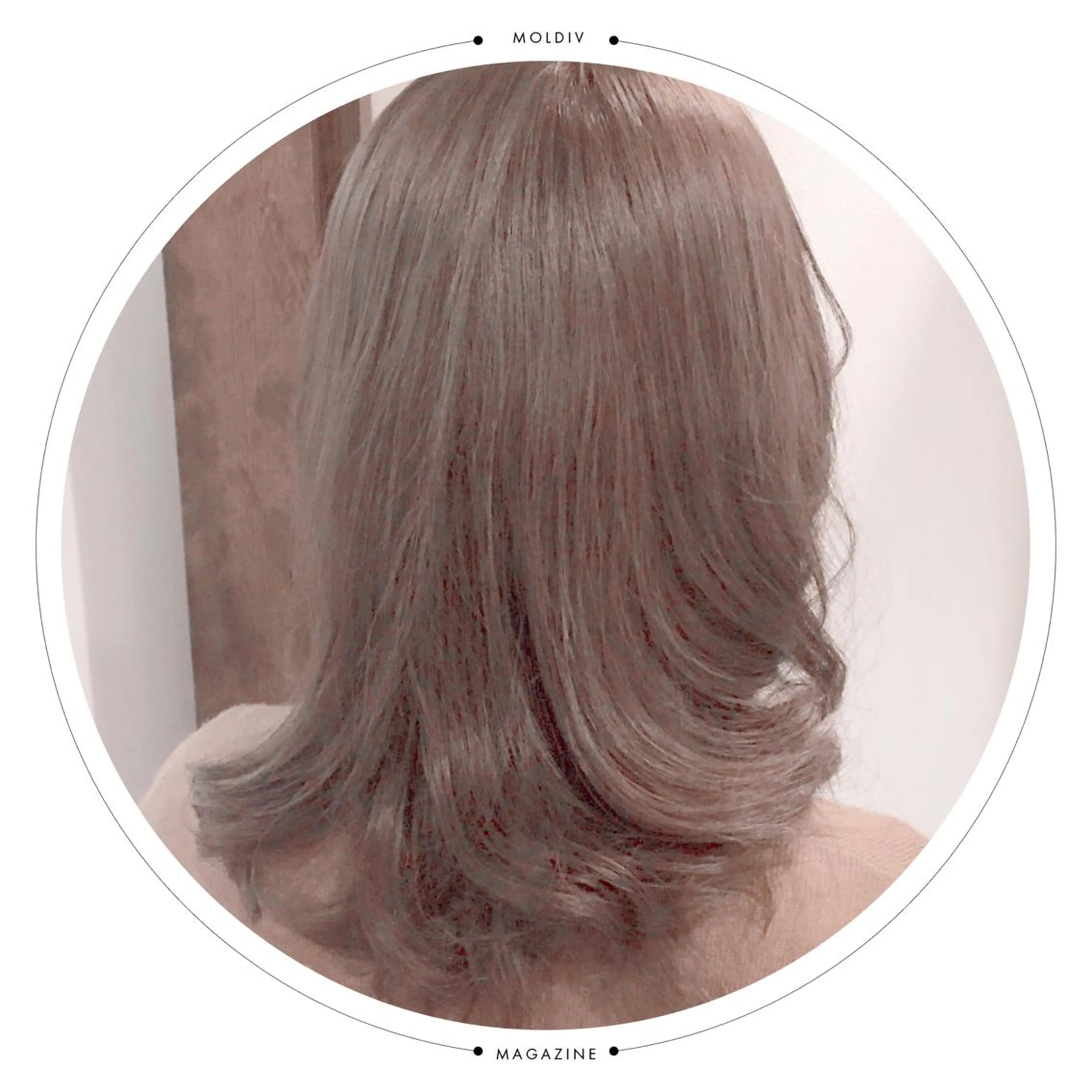 ミディアム セミロング カラー ✨縮毛矯正✨髪質改善 ナカシマ ユミのヘアスタイル