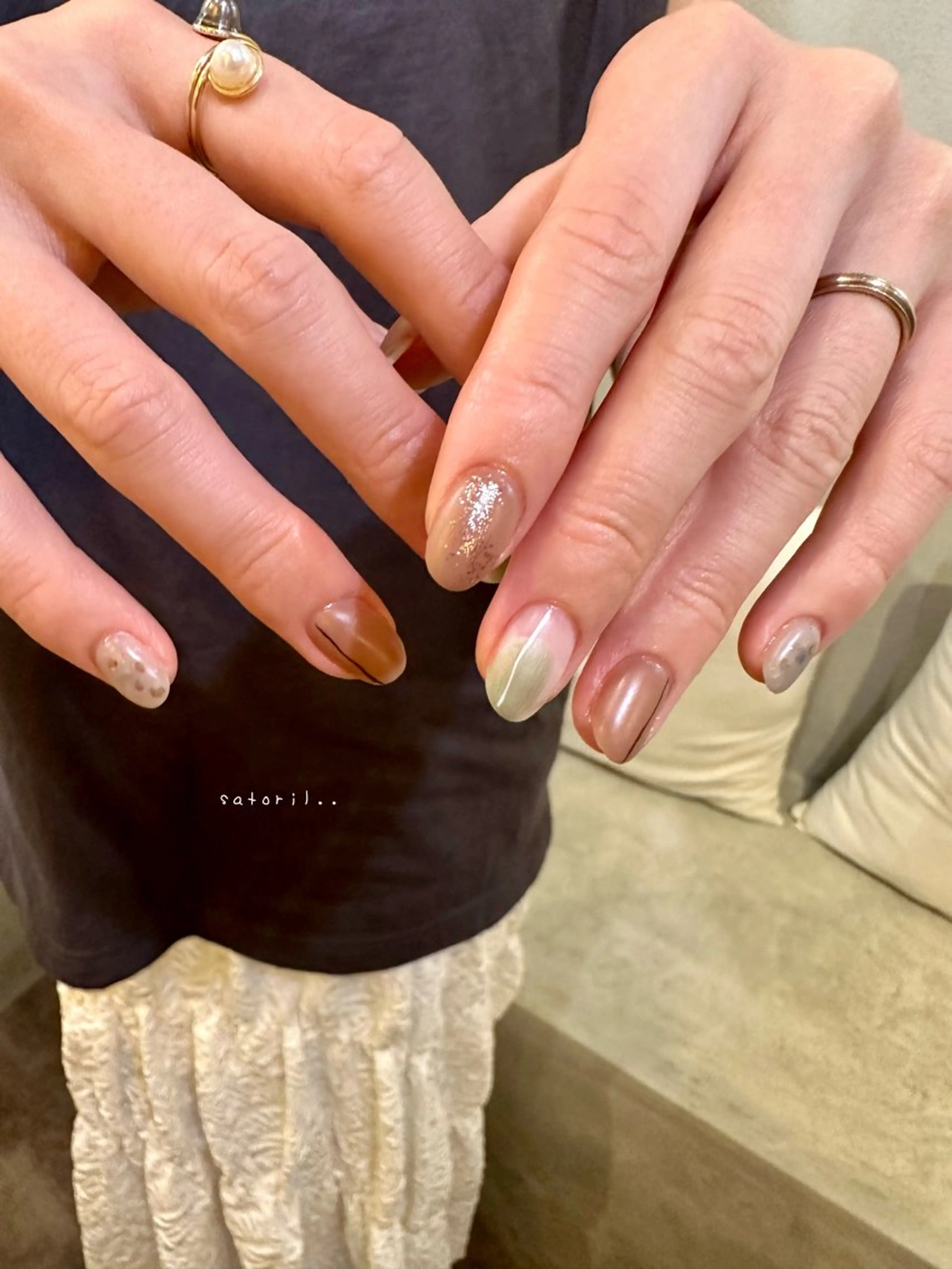 ネイル ハンドネイル satoril nailroomのネイルデザイン
