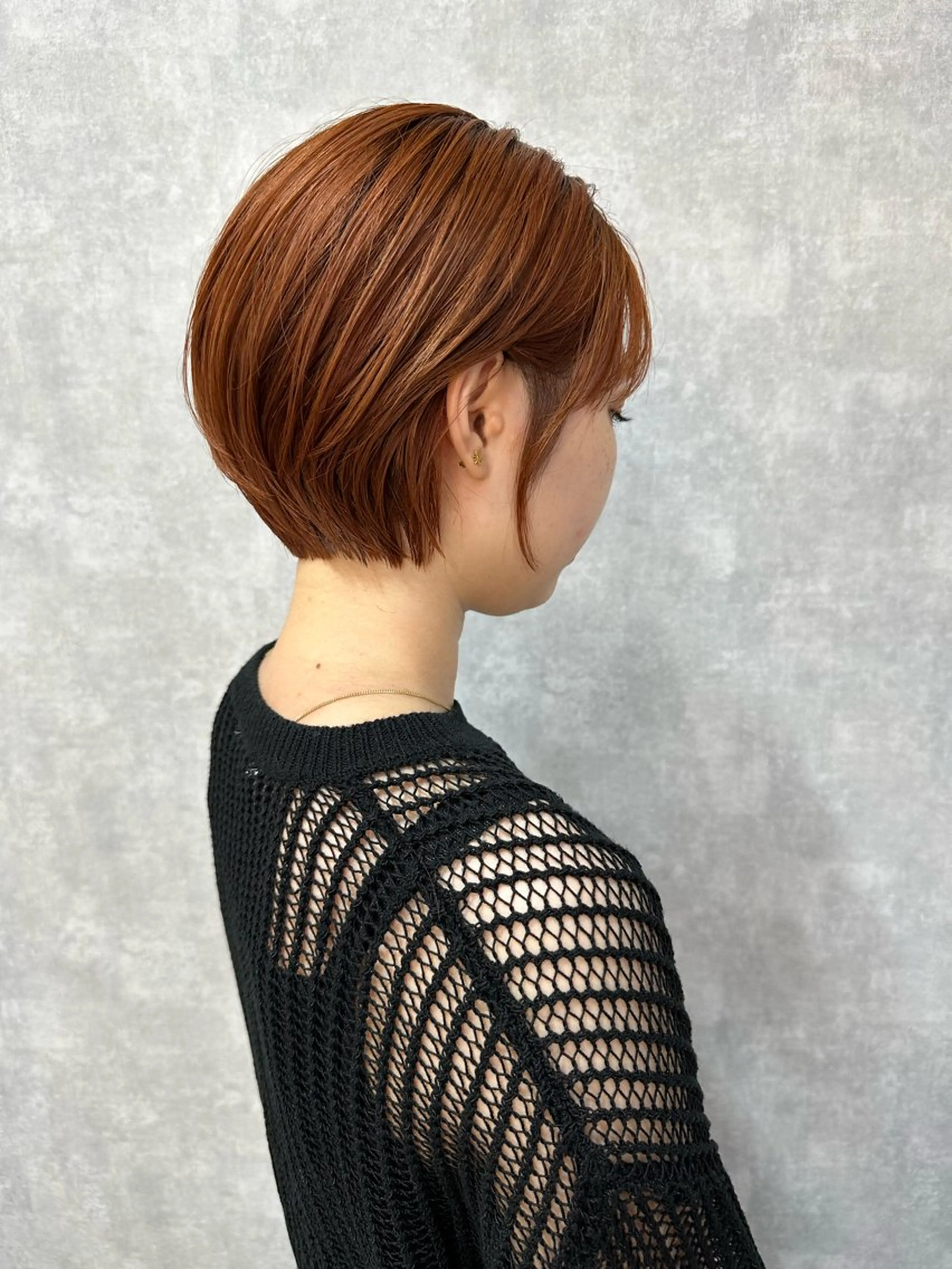 ショート 切りっぱなしボブ ショートボブ ハンサムショート 丸みショート ボブ カット ヘアカラー トリートメント C’LD hair  produce /シールドヘア所属・モテ髪/ボブ/ショー ト/アダチフウトのヘアスタイル