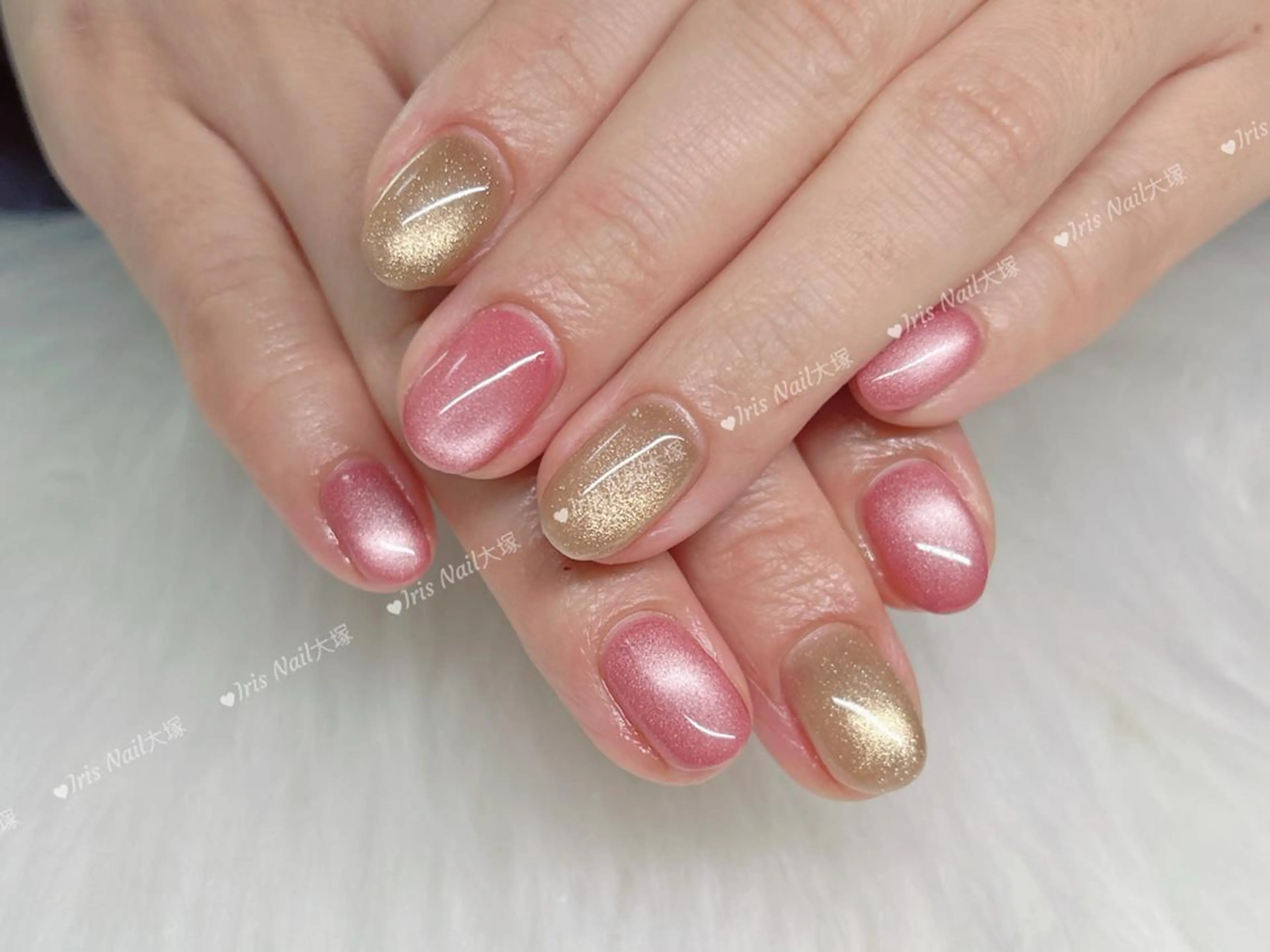 ネイル マグネットネイル ハンドネイル ハンドケア IRIS NAIL大塚のネイルデザイン