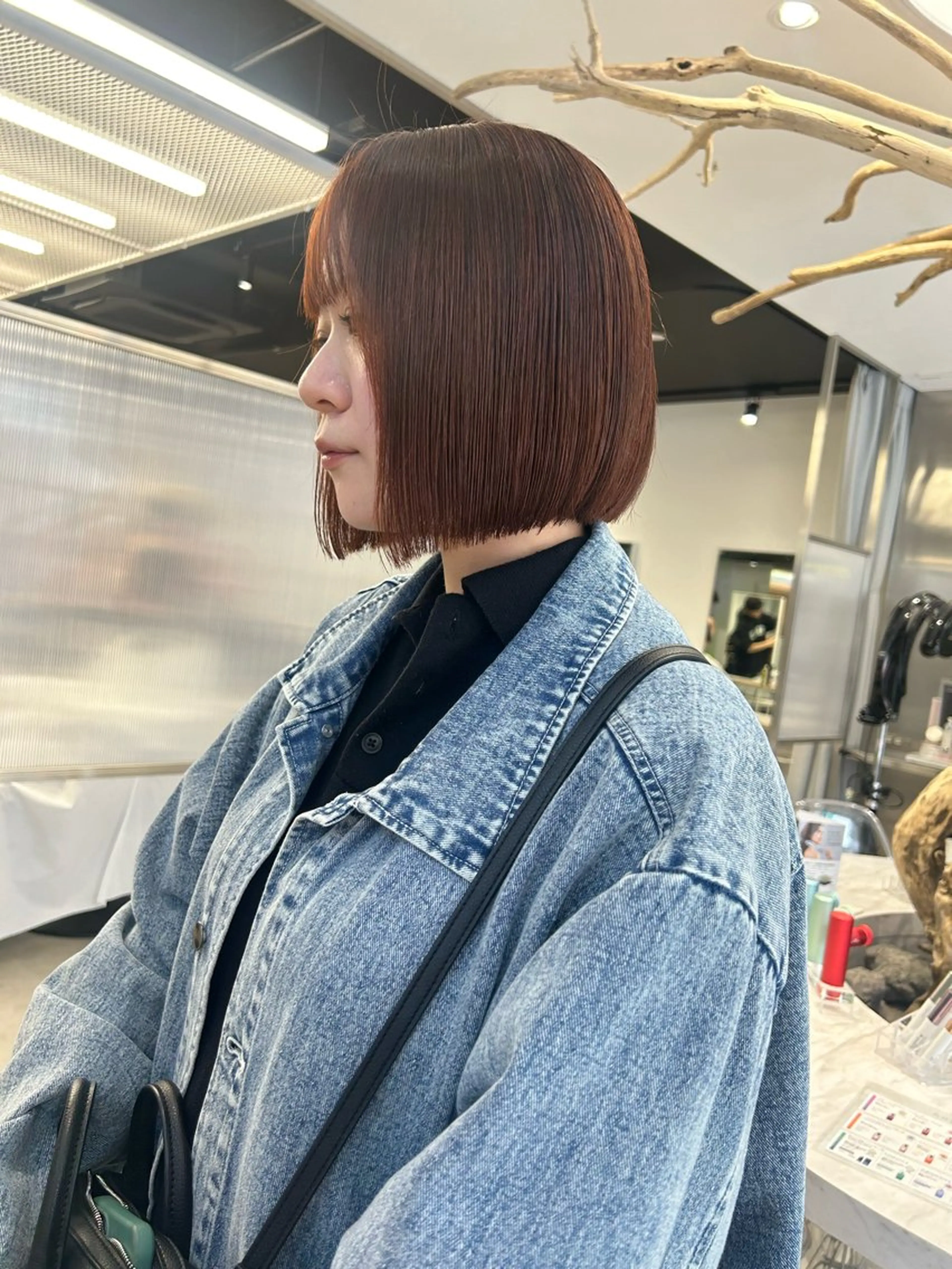 ショート カラー ヘアカラー 冬っぽカラー/ マツエク/ゆきなのマツエク・マツパデザイン