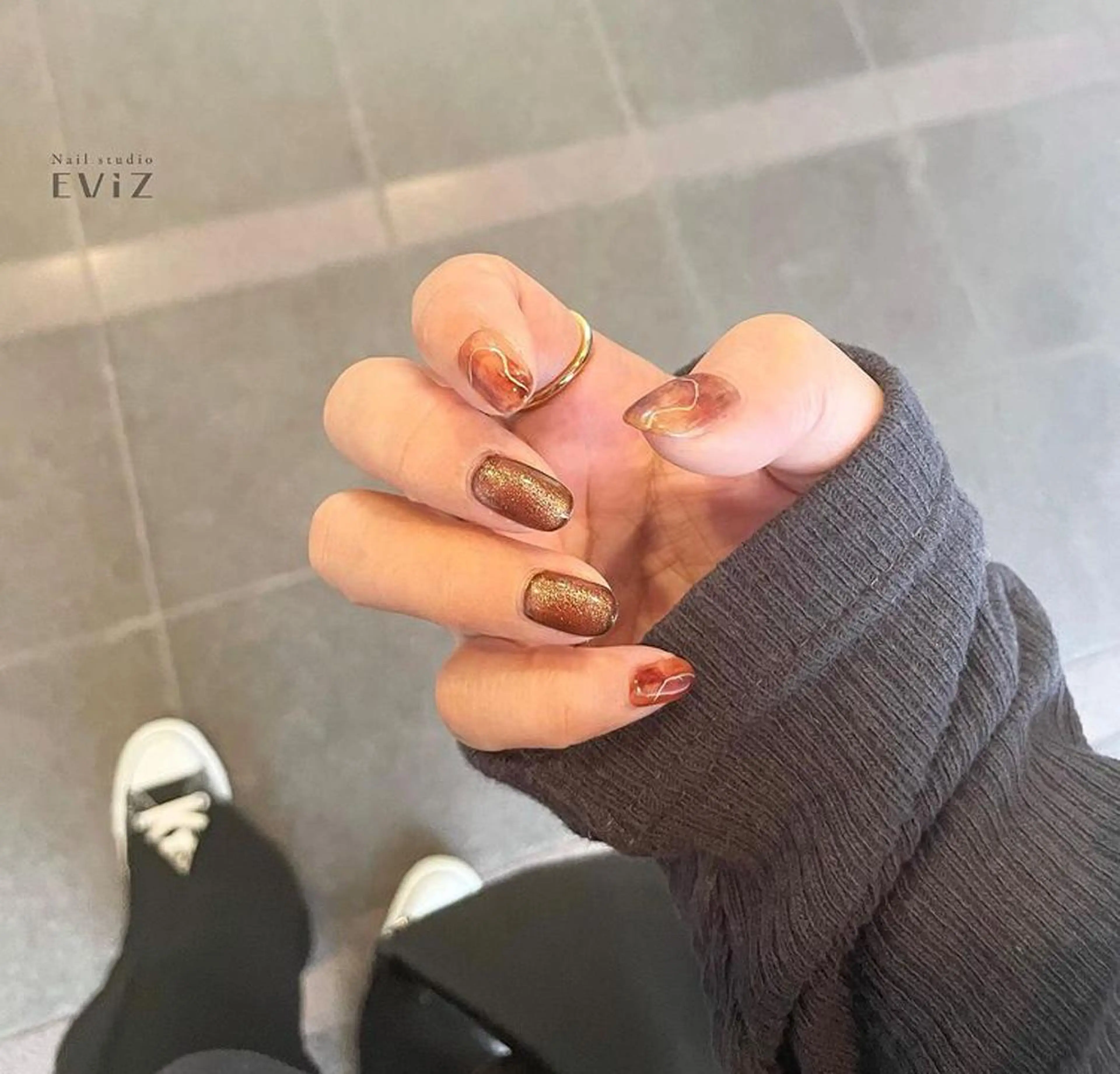 ネイル nailstudio eviz新宿店のネイルデザイン