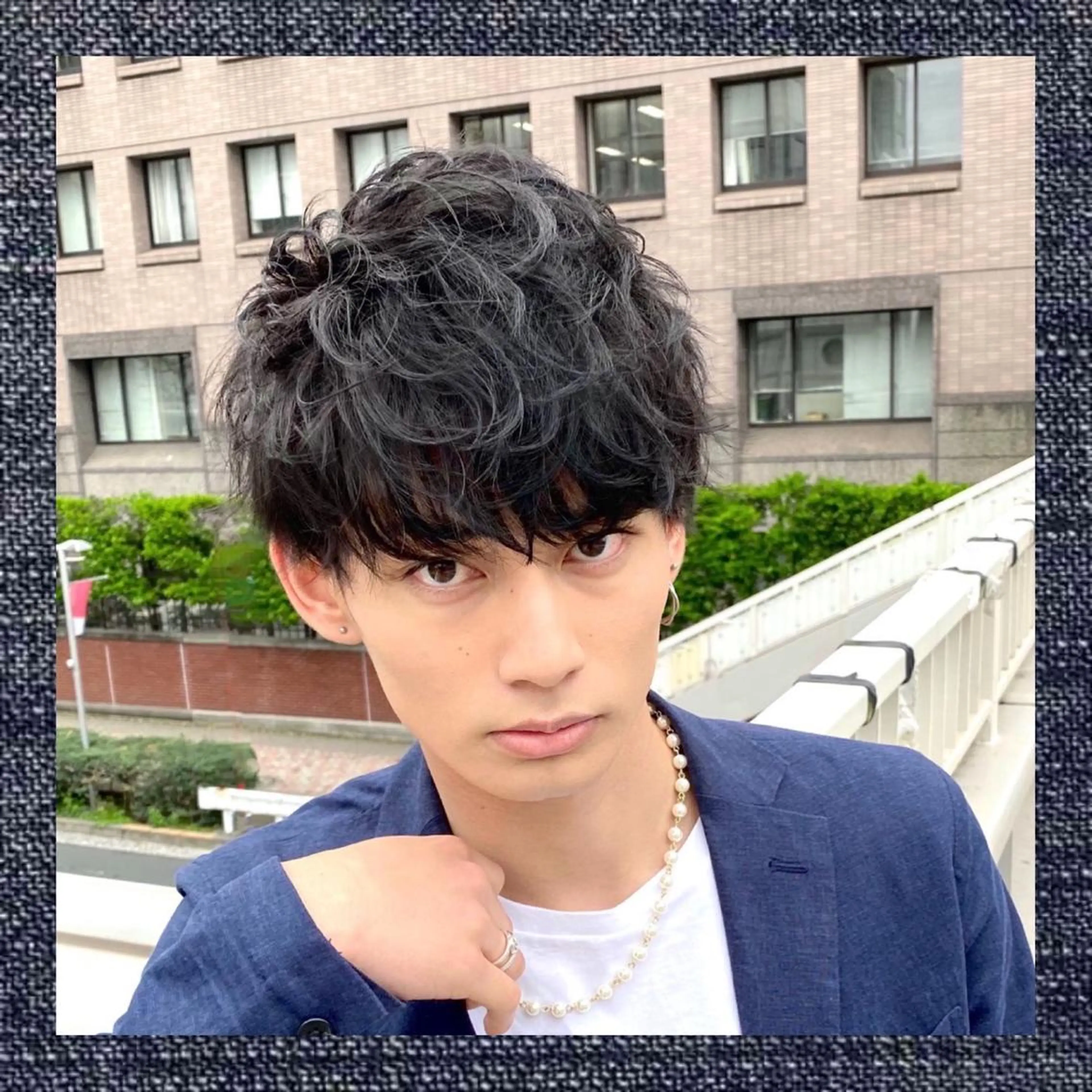 パーマ メンズ カット パーマ トリートメント ヘアセット Loy所属・メンズヘアの達人 パーマ 縮毛矯正🔷のヘアスタイル