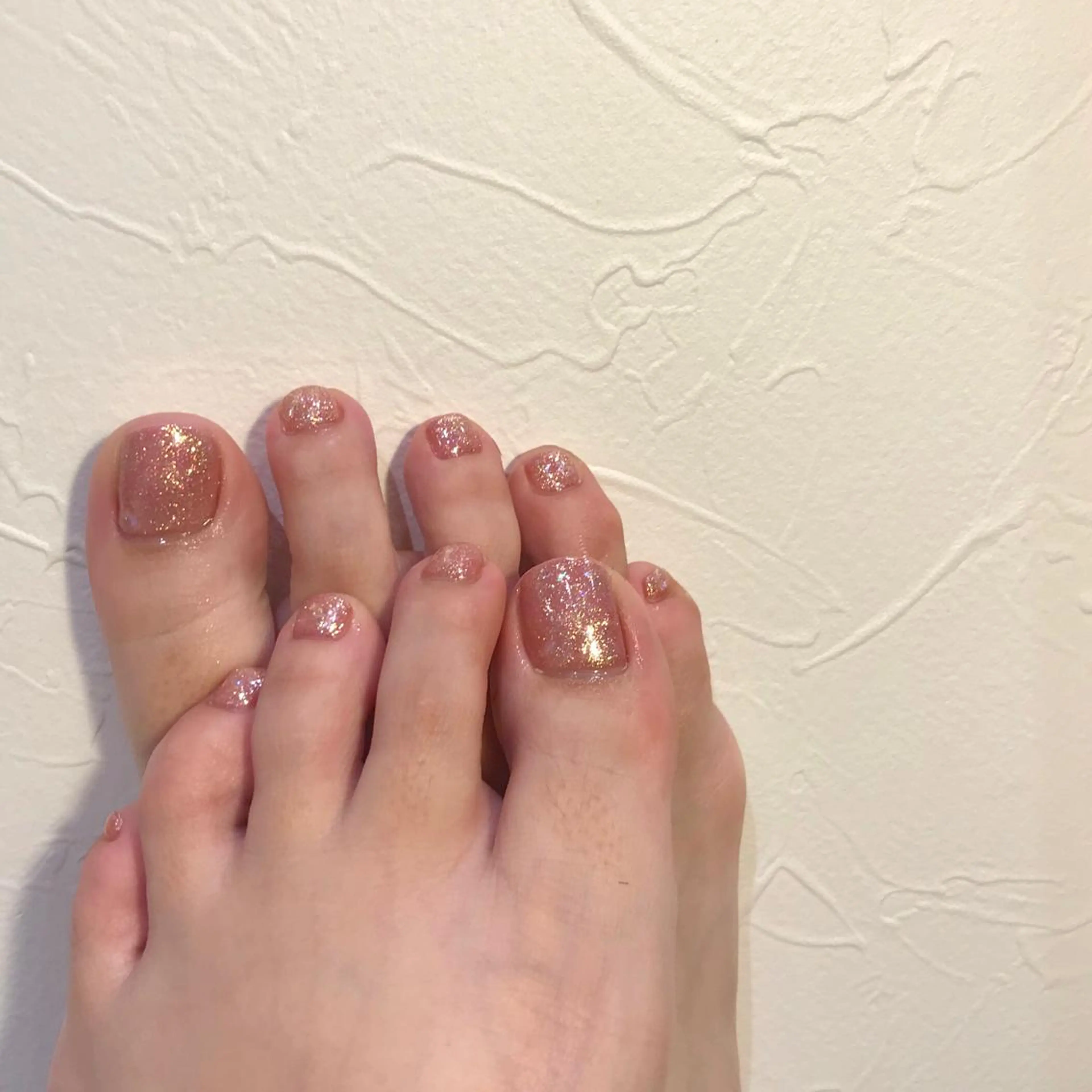 オフ込 フット ワンカラーコースの写真