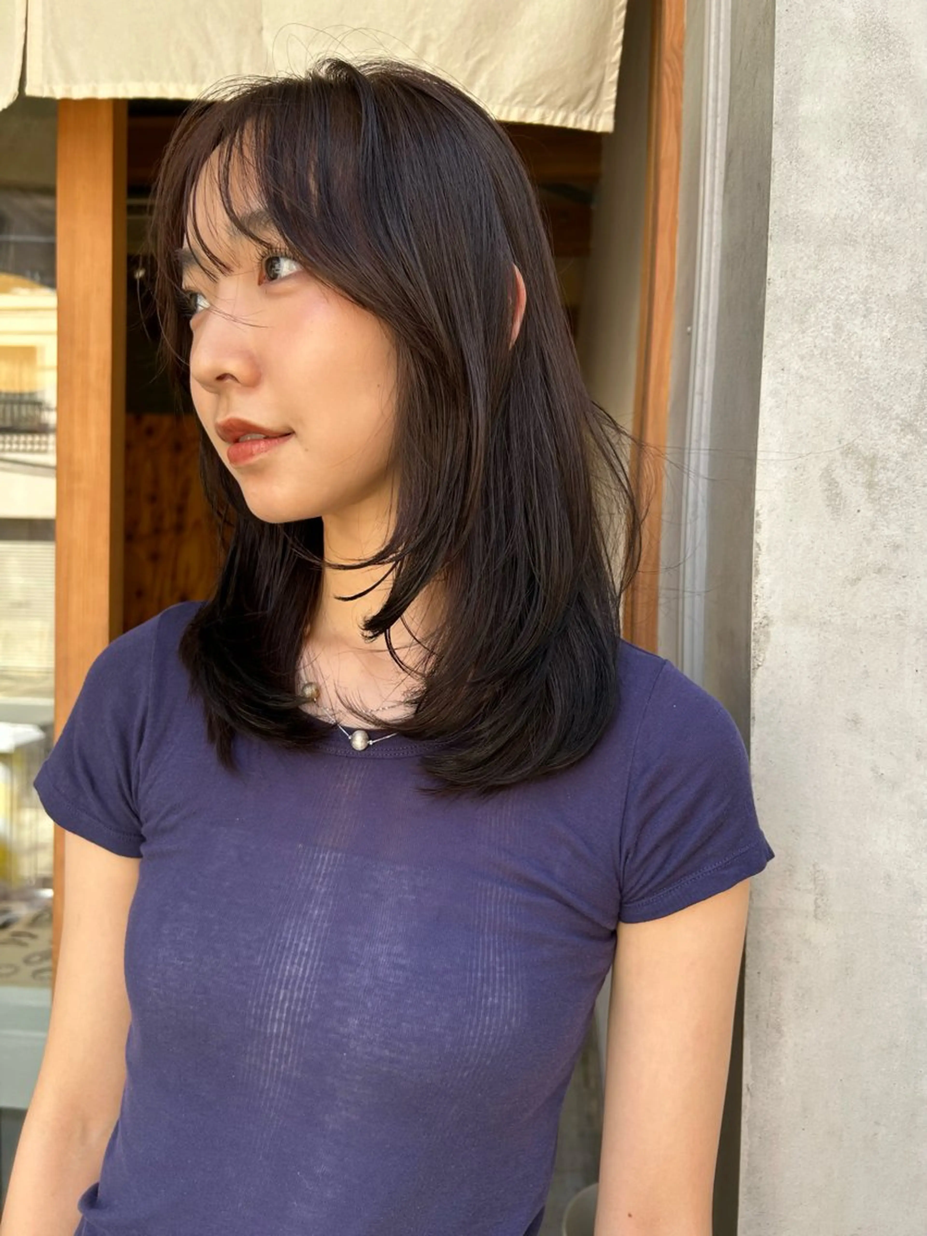 ミディアム カット トリートメント land所属・透明感カラー/レイヤ ー🌙Honokaのヘアスタイル