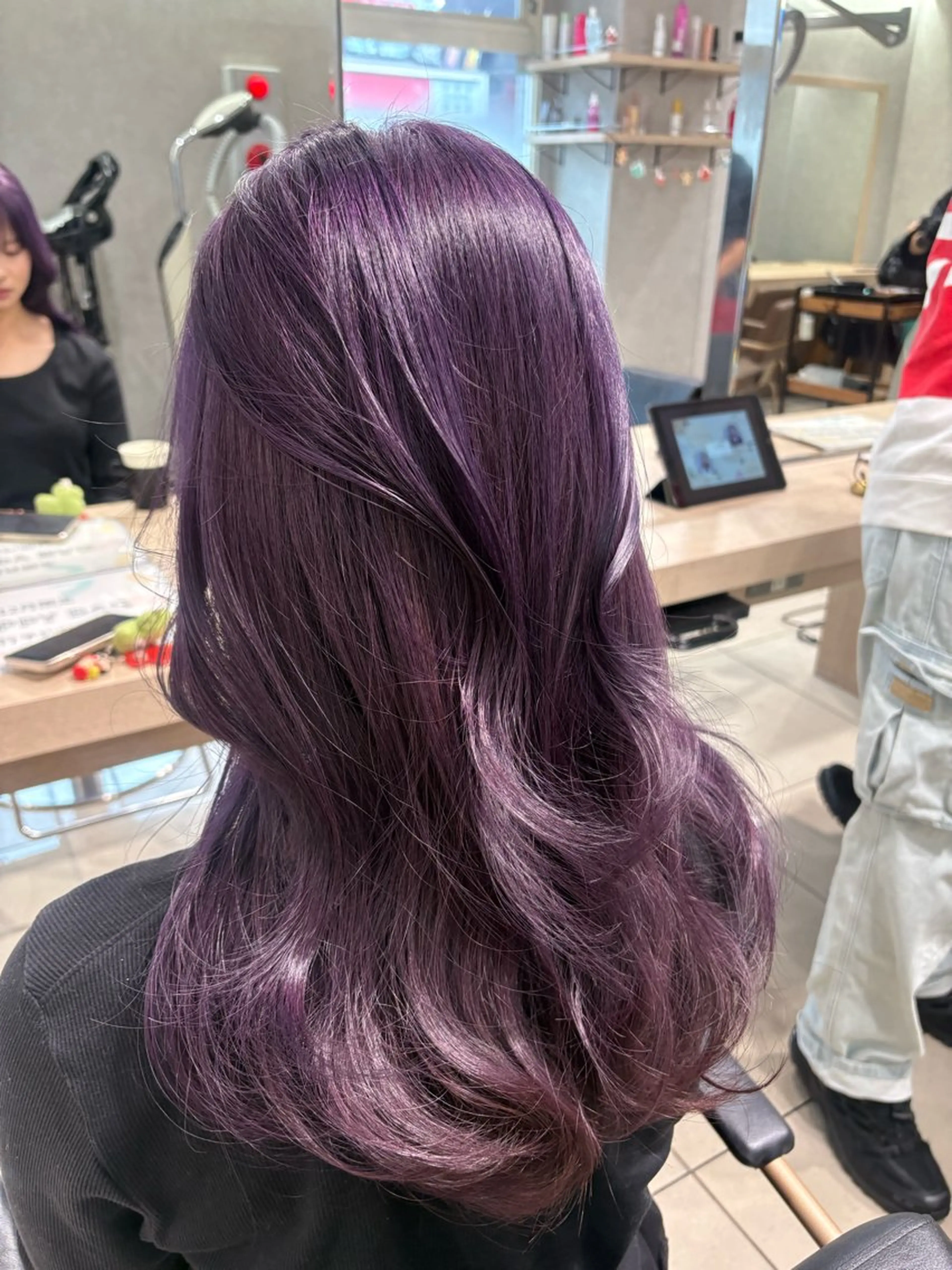 ロング ヘアカラー 〖 韓国hair 〗 室岡　咲希のヘアスタイル