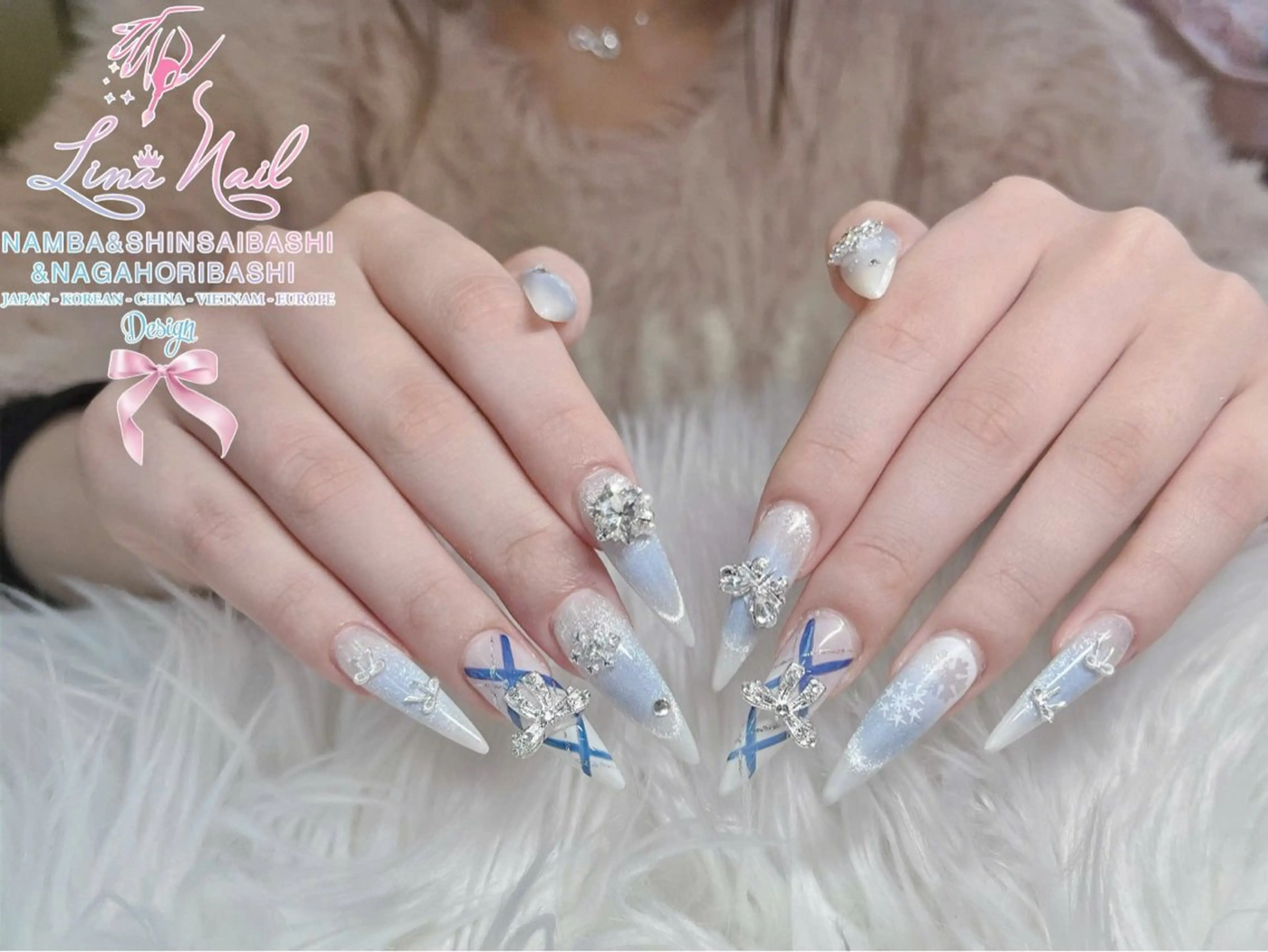 ネイル チークネイル 桜ネイル フラッシュネイル フットネイル ジェルネイル ハンドネイル 79LINA NAIL 心斎橋店所属・リナネイル アメ村心斎橋店のネイルデザイン