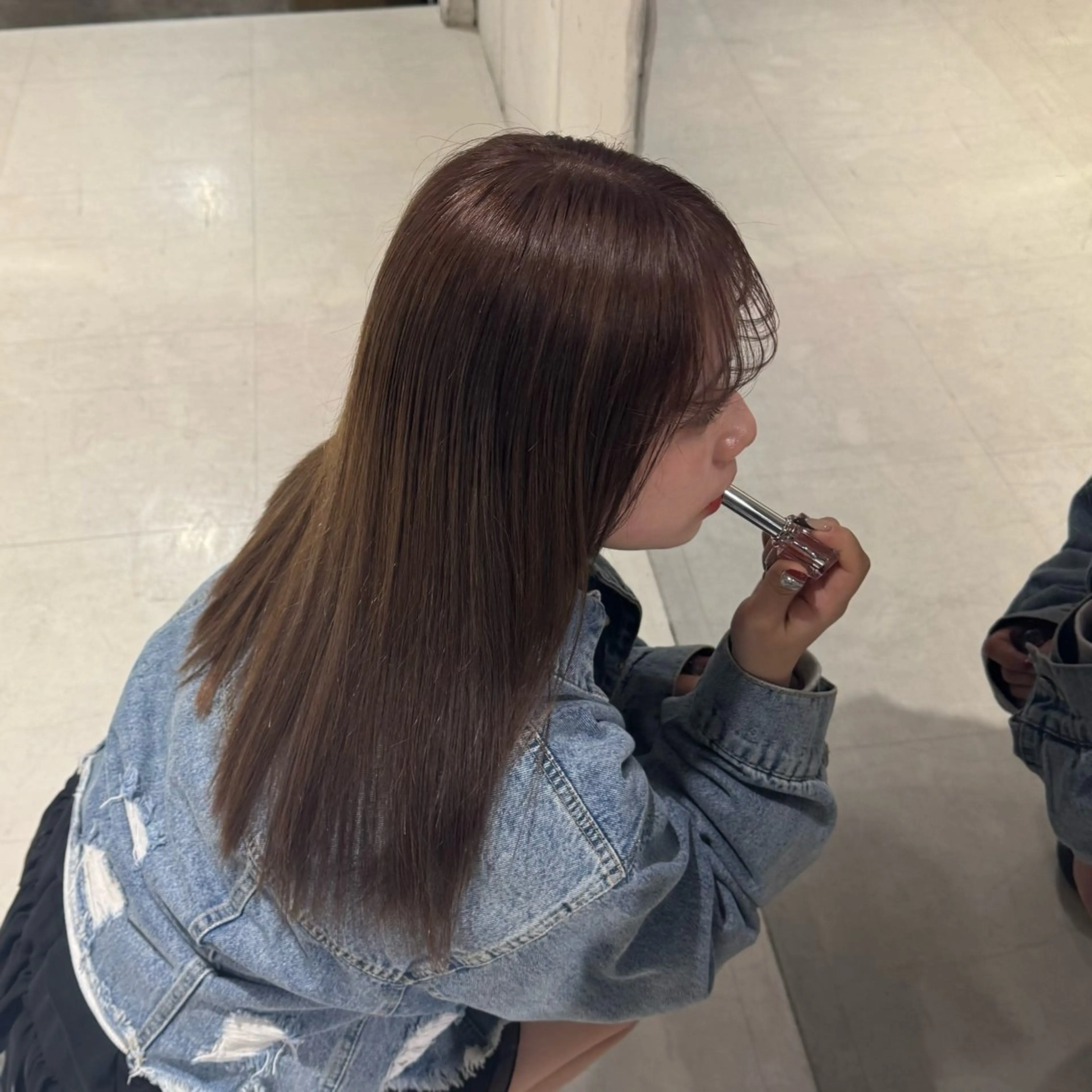 セミロング ヘアカラー 透明感/寒色/暖色/ sayakaのヘアスタイル