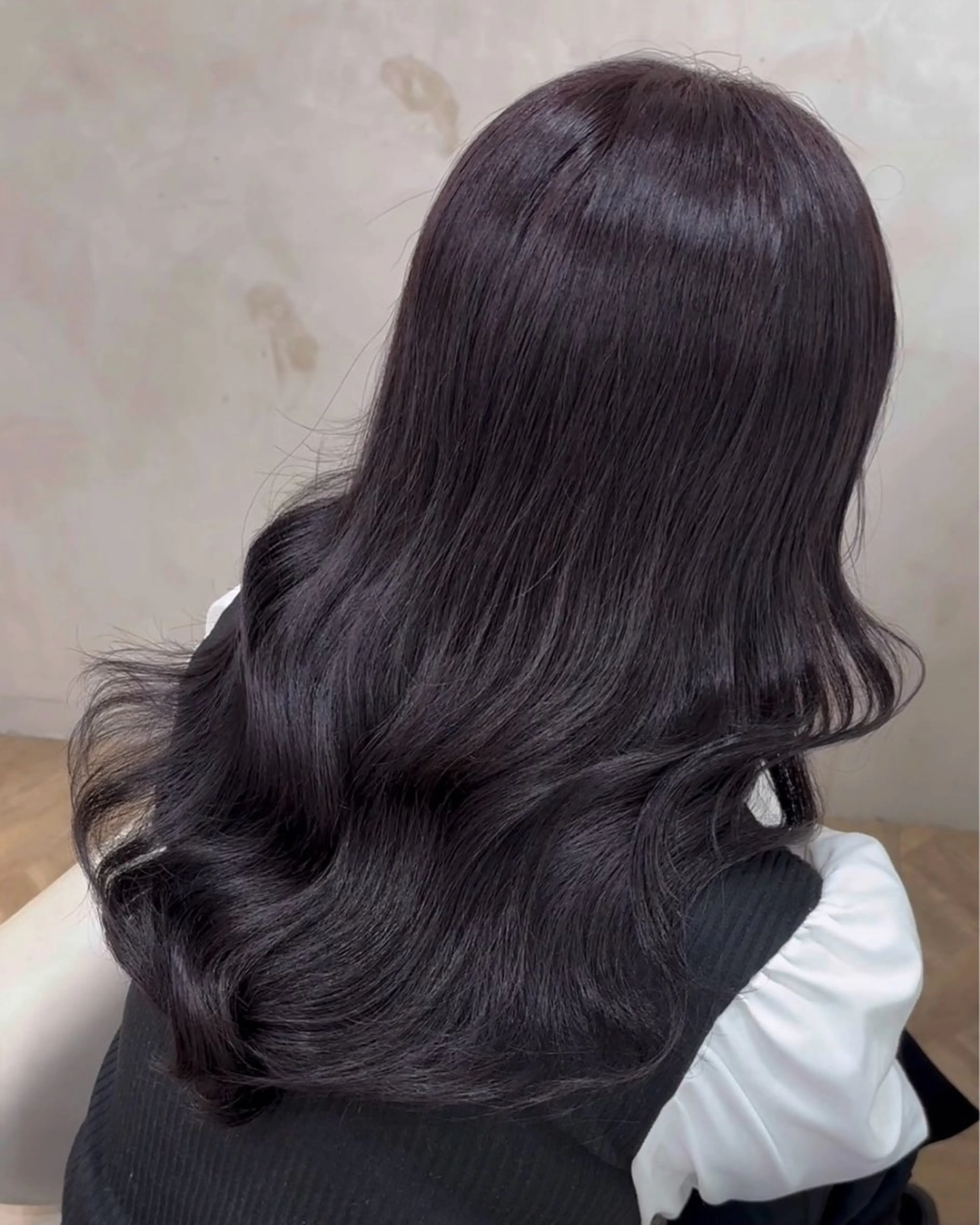 セミロング カラー ヘアカラー トリートメント ミルクティ/ピンク/ レイヤー/yuriaのヘアスタイル