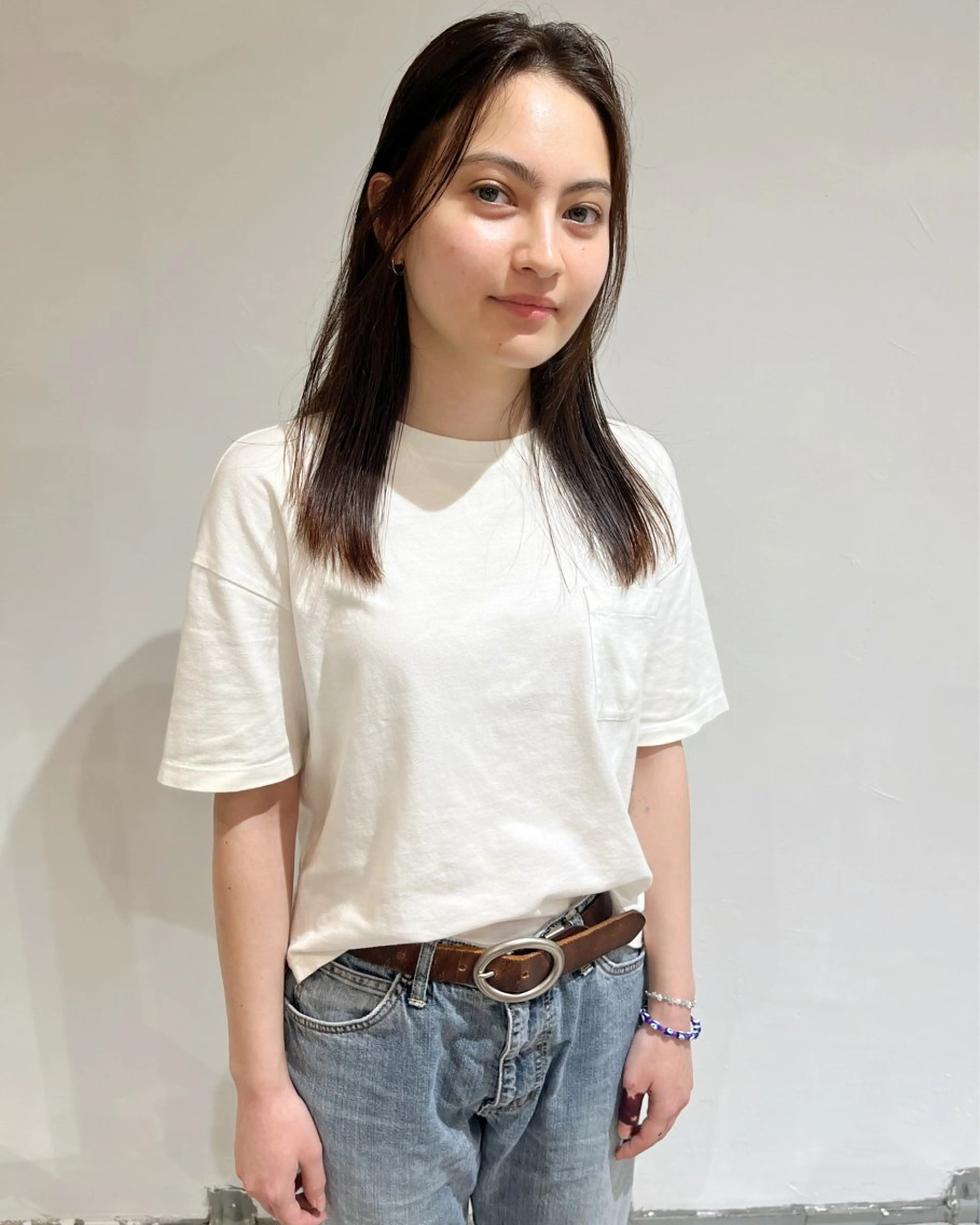 セミロング カラー 鈴木 美紅のヘアスタイル