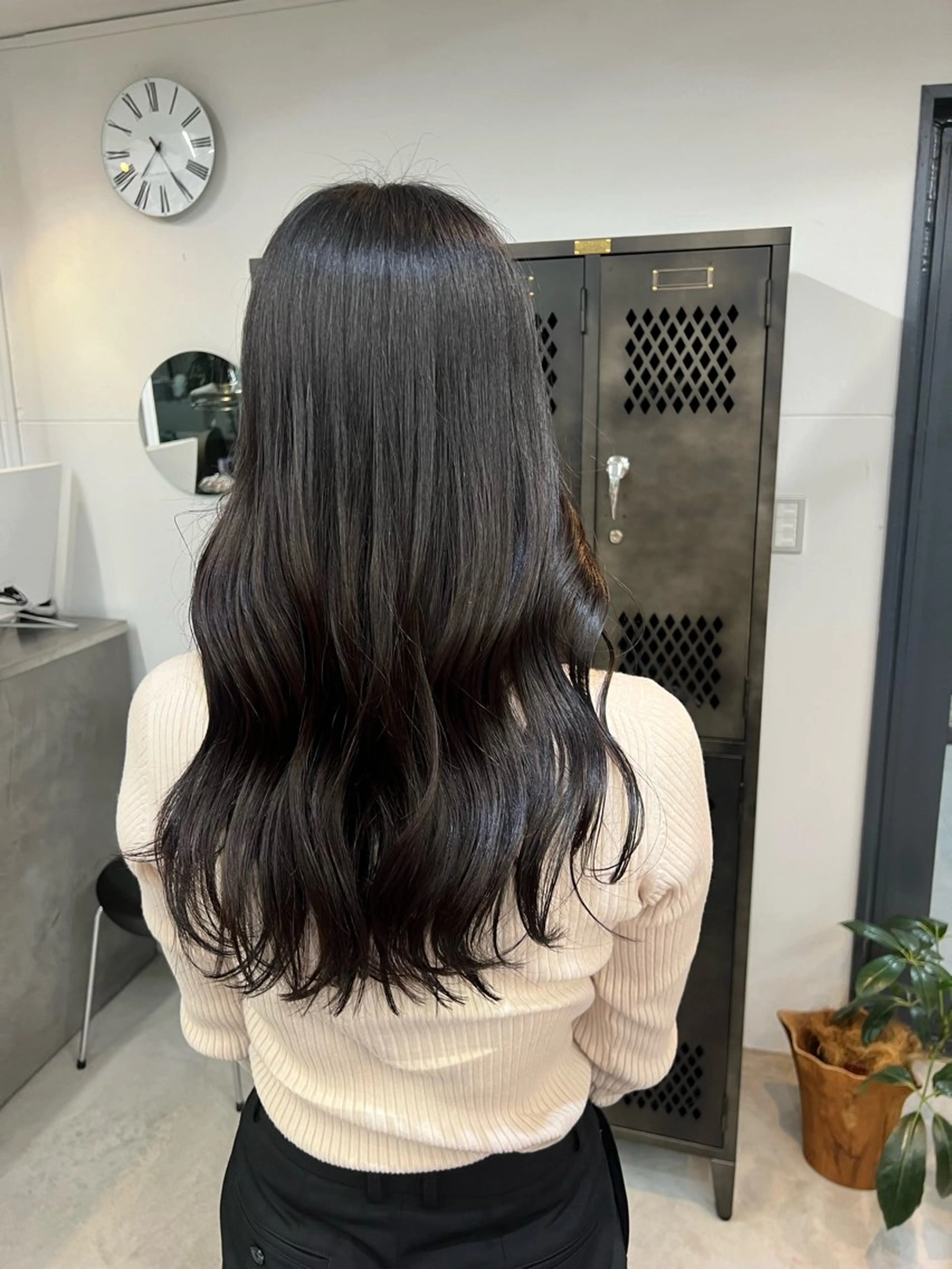 セミロング カット ヘアカラー トリートメント INORI /フェイスレイヤーのヘアスタイル